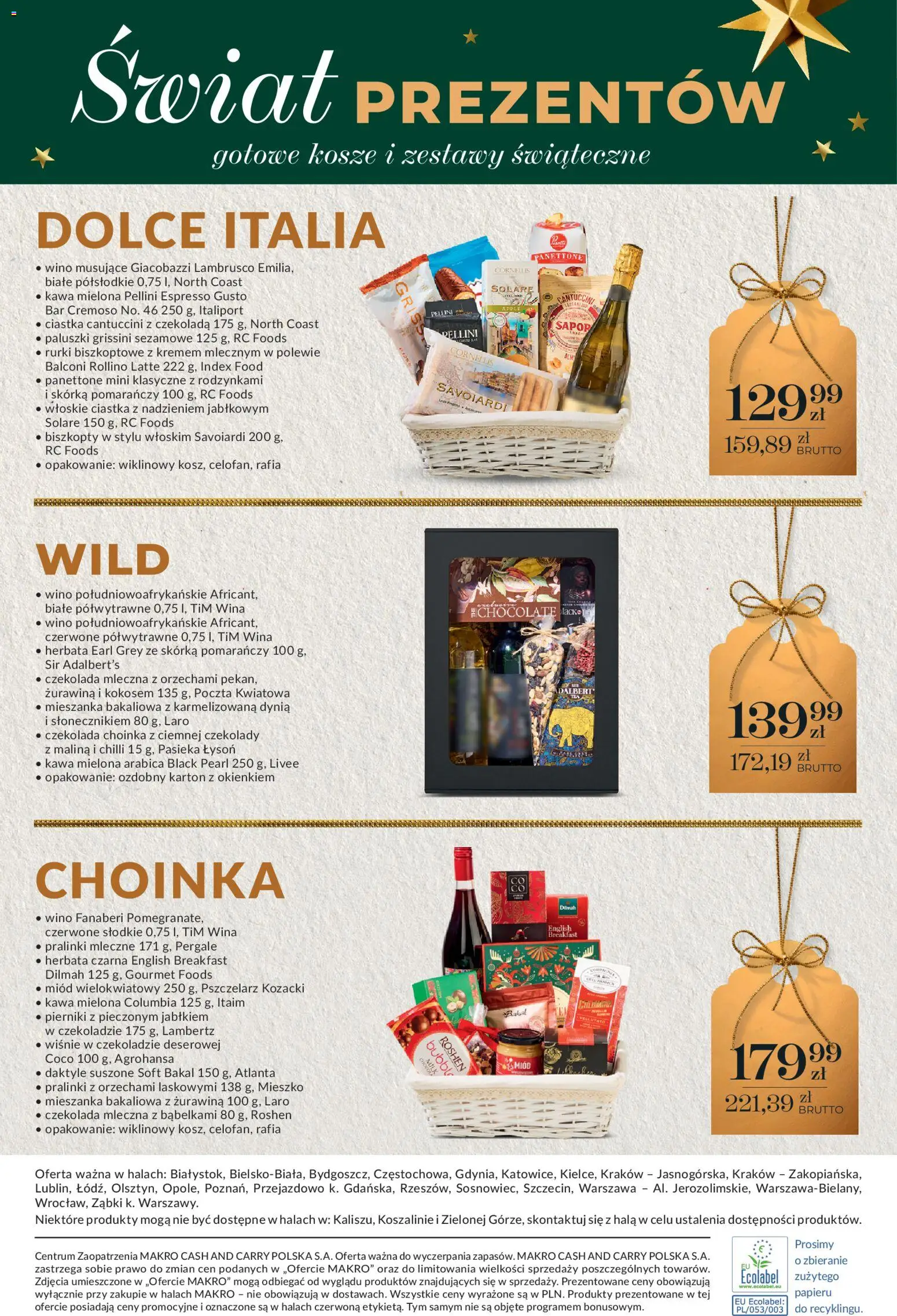 Makro Gazetka - Delikatesy od 25.11.2025 | Strona: 21 | Produkty: Wiśnie, Kawa, Herbata, Lambrusco