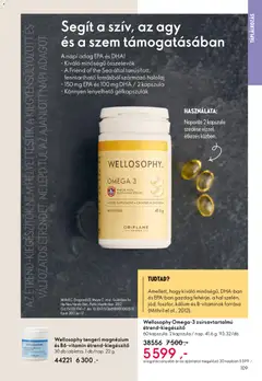 Katalógus Oriflame 2026/06 - amely érvényes a következő dátumtól: 15.04.2026 | Oldal: 109 | Termékek: Omega 3, Ágy, Hal