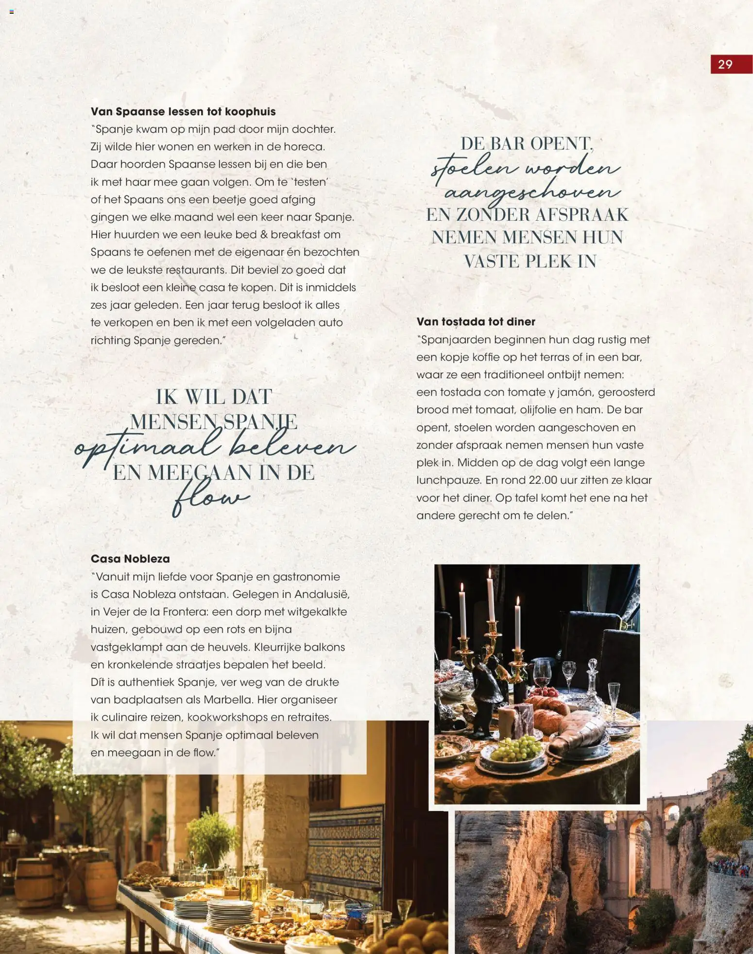 {H1} | Pagina: 29 | Producten: Brood, Olijfolie, Bed, Tafel