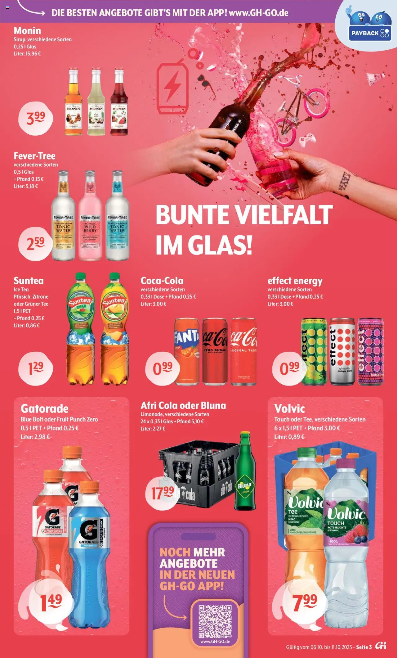 Getränke Hoffmann - Hamburg – gültig ab 06.10.2025 | Seite: 3 | Produkte: Cola, Energy, Zitrone, Volvic