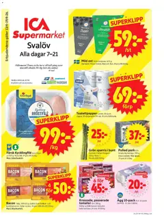ICA Supermarket - Svalöv - Förhandsvisning av reklamblad från butik ICA Supermarket aktuell från 13.04.2026
