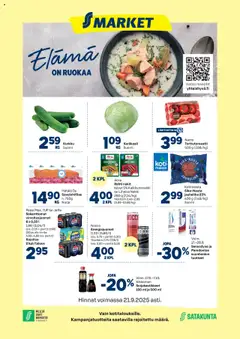 S-market-mainoslehti voimassa 17.09.2025 alkaen