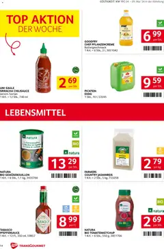 Transgourmet Flugblatt ab 04.05.2026 gültig | Seite: 14 | Produkte: Ketchup, Libacomb, Tomaten