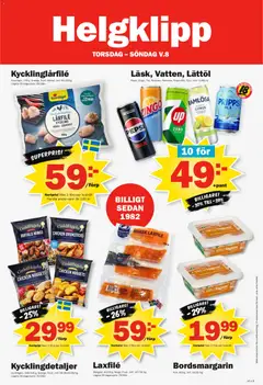 Pekås - erbjudanden - Förhandsvisning av reklamblad från butik Pekås aktuell från 16.02.2026 | Sida: 8 | Produkter: Zingo, Pepsi, Apelsin