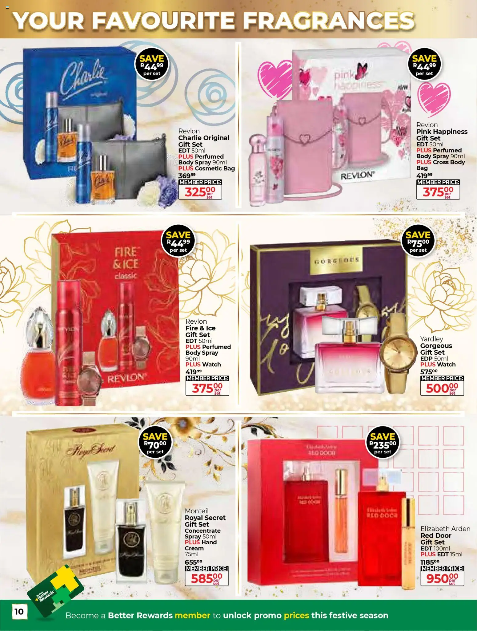 New Dis-Chem catalogue – valid from 25.11.2025 | Page: 10 | Products: Watch, Bag, Body spray, Cream