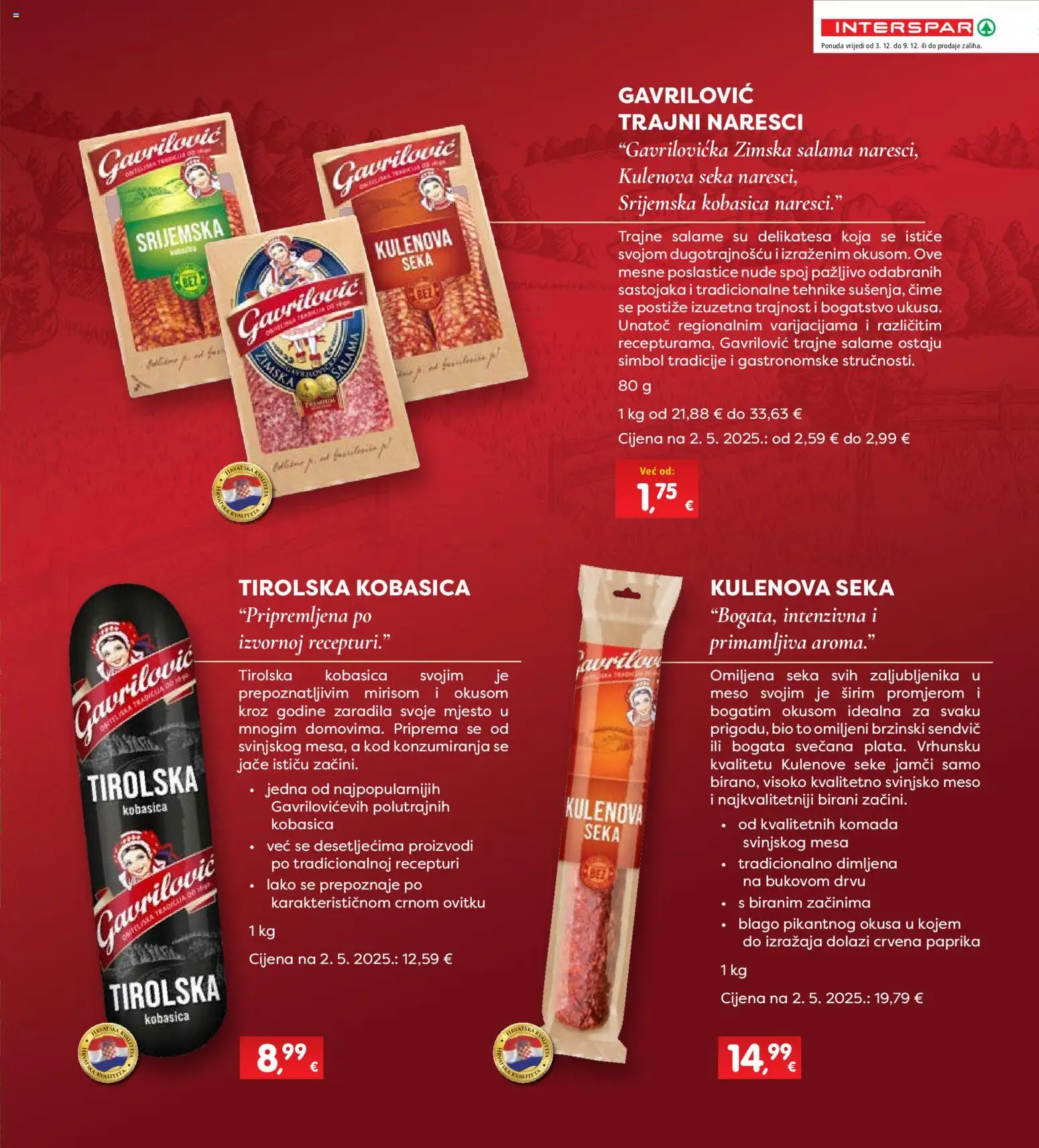Interspar katalog | vrijedi od 03.12.2025 | Stranica: 11