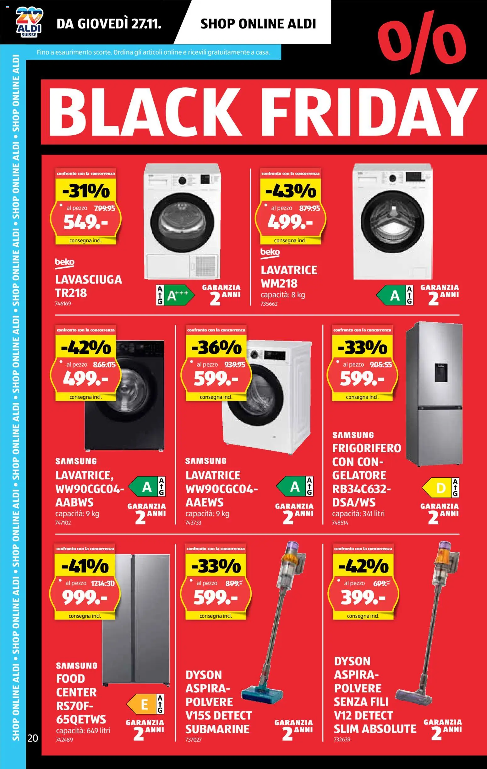 Aldi Aktionen IT – gültig ab 27.11.2025 | Seite: 21 | Produkte: Samsung, Dyson