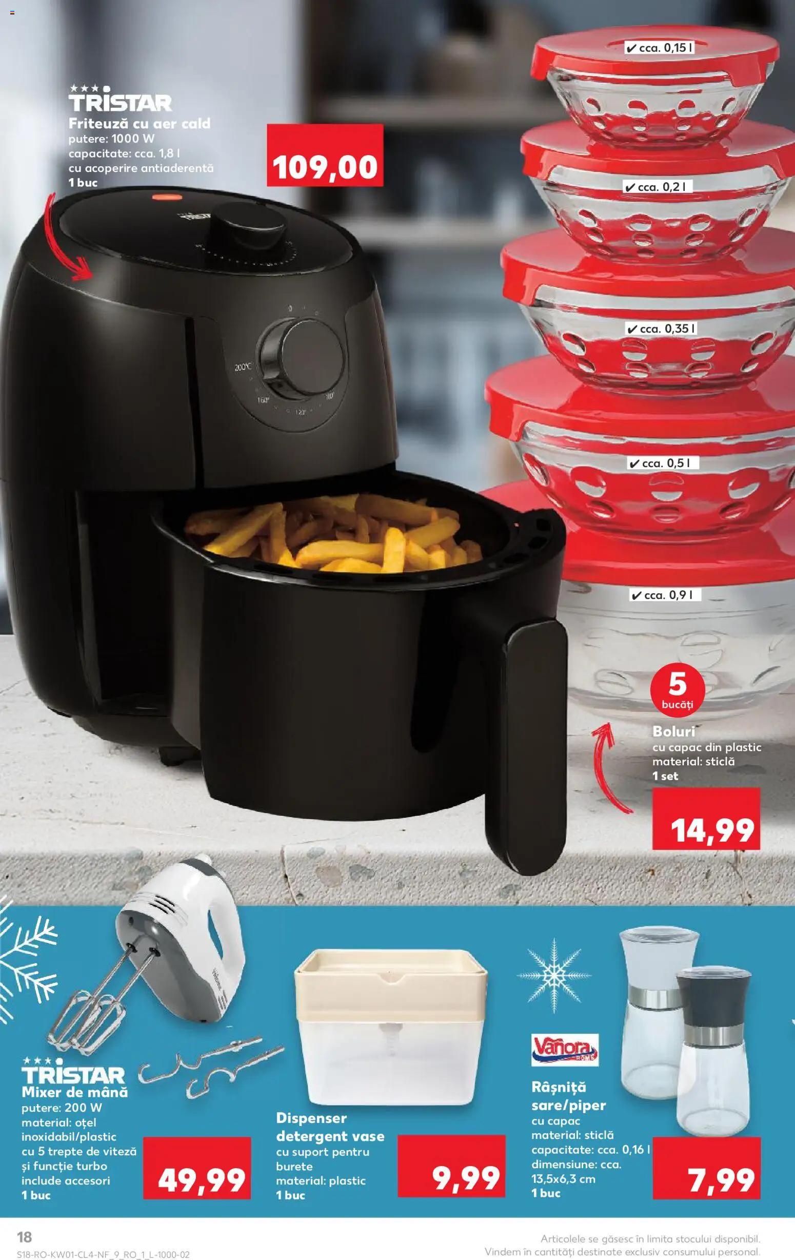 Noul catalog Kaufland – valabil de la 31.12.2025 | Pagină: 18 | Produse: Ginseng, Friteuză, Burete, Detergent