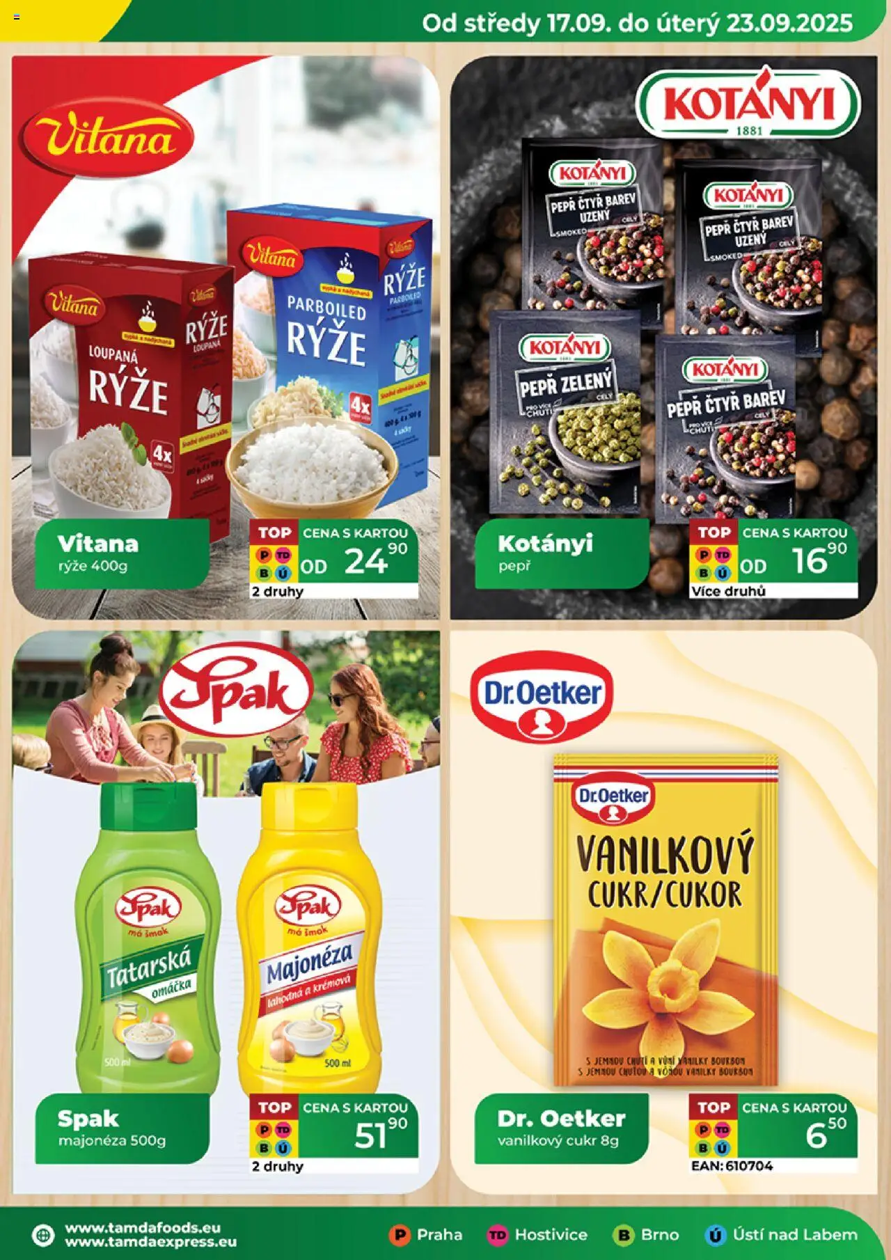 Tamda Foods leták od 17.09.2025 | Strana: 11 | Produkty: Rýže, Bourbon, Majonéza, Vanilkový cukr