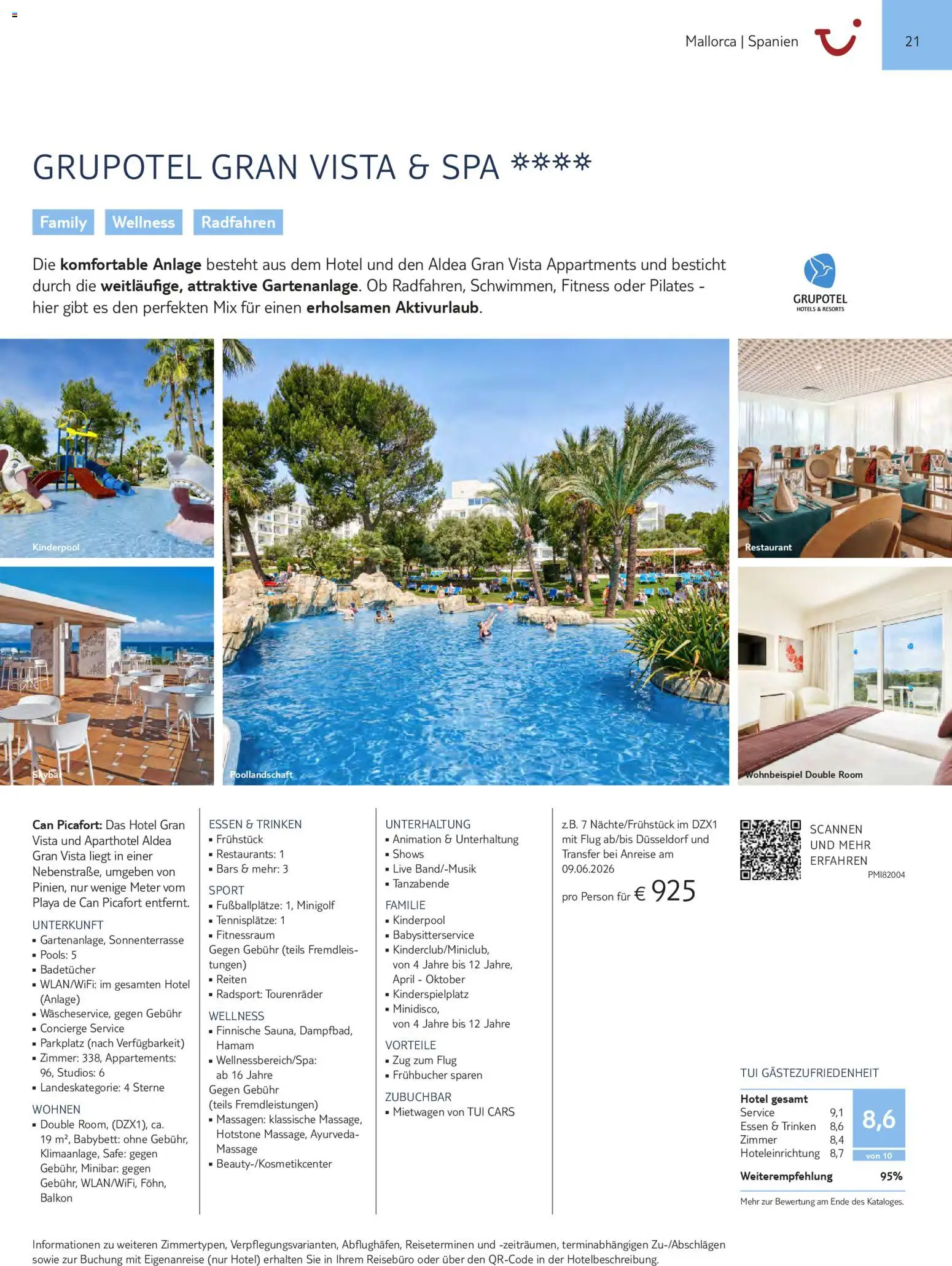 Aida  Südeuropa & Nordafrika 2026/27 – gültig ab 01.01.2026 | Seite: 21 | Produkte: Babybett