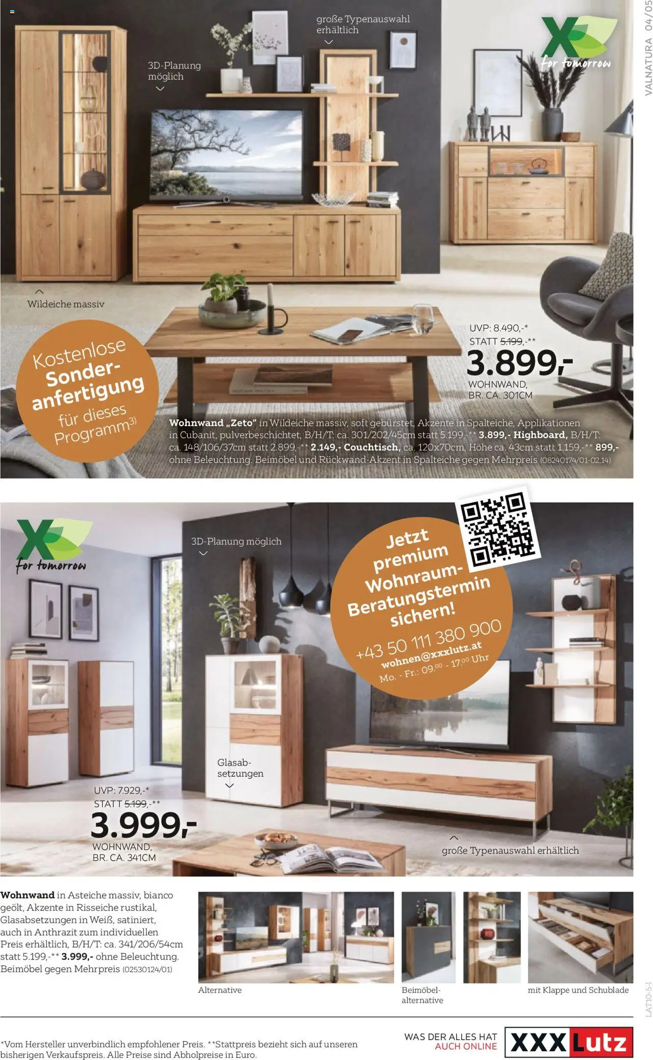 XXXLutz Schlafzimmer und Wohnraum gültig ab 07.10.2025 | Seite: 5 | Produkte: Uhr
