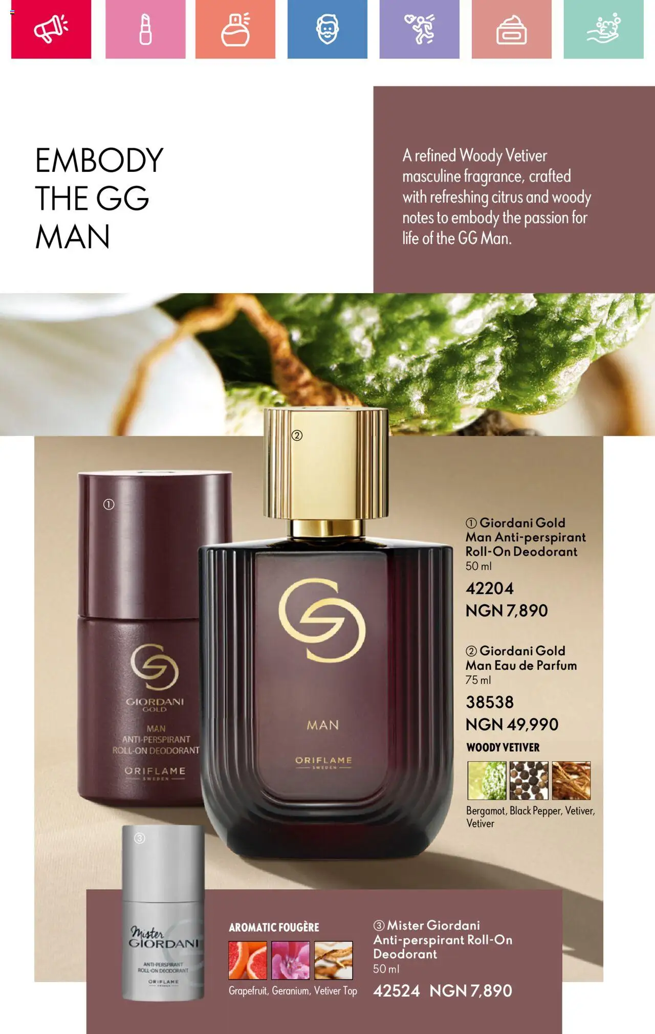 Oriflame -Catalogue valid from 01.04.2025 | Page: 38 | Products: Projektor, Deodorant, Antiperspirant