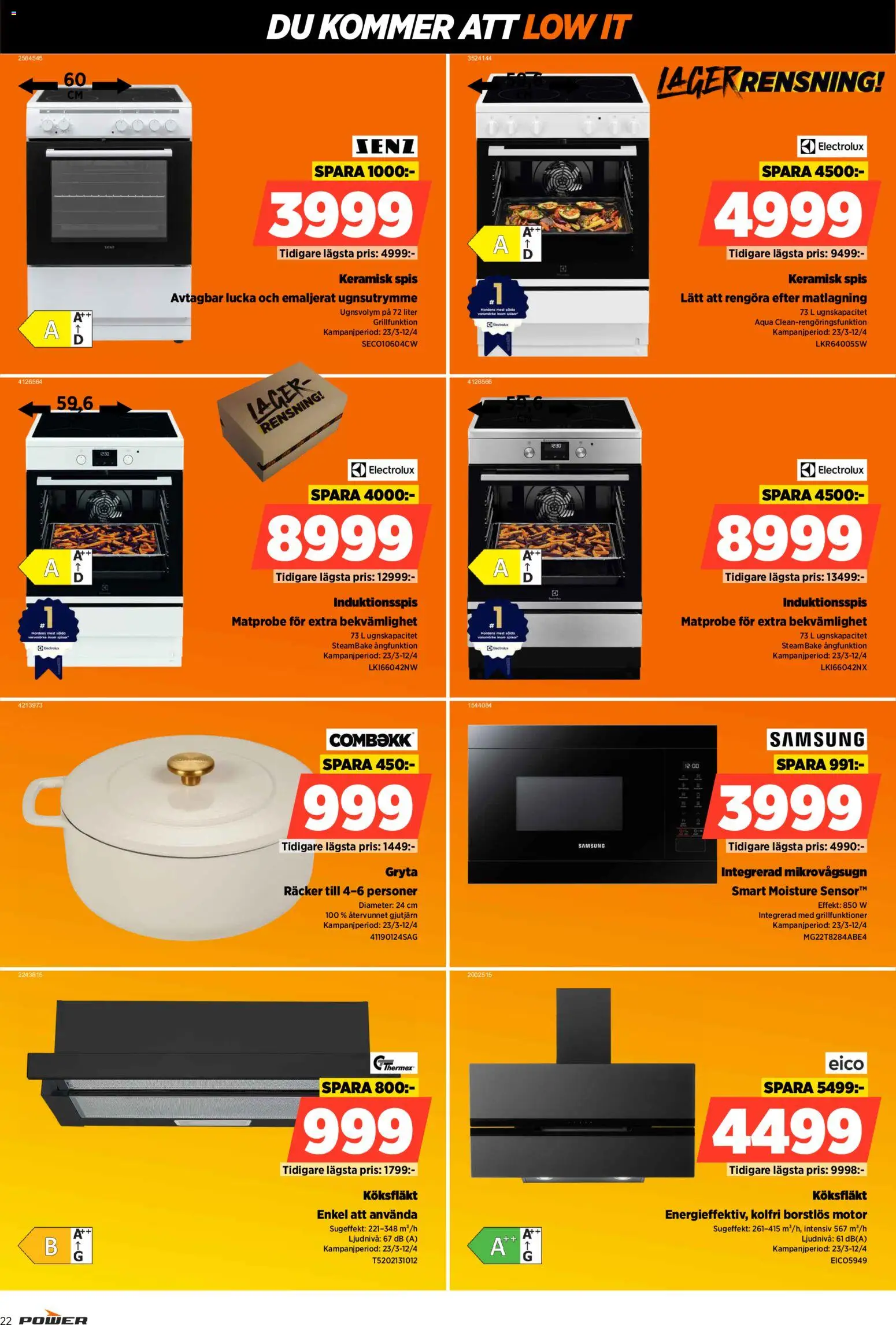 Power reklamblad aktuell från 06.04.2026 | Sida: 22