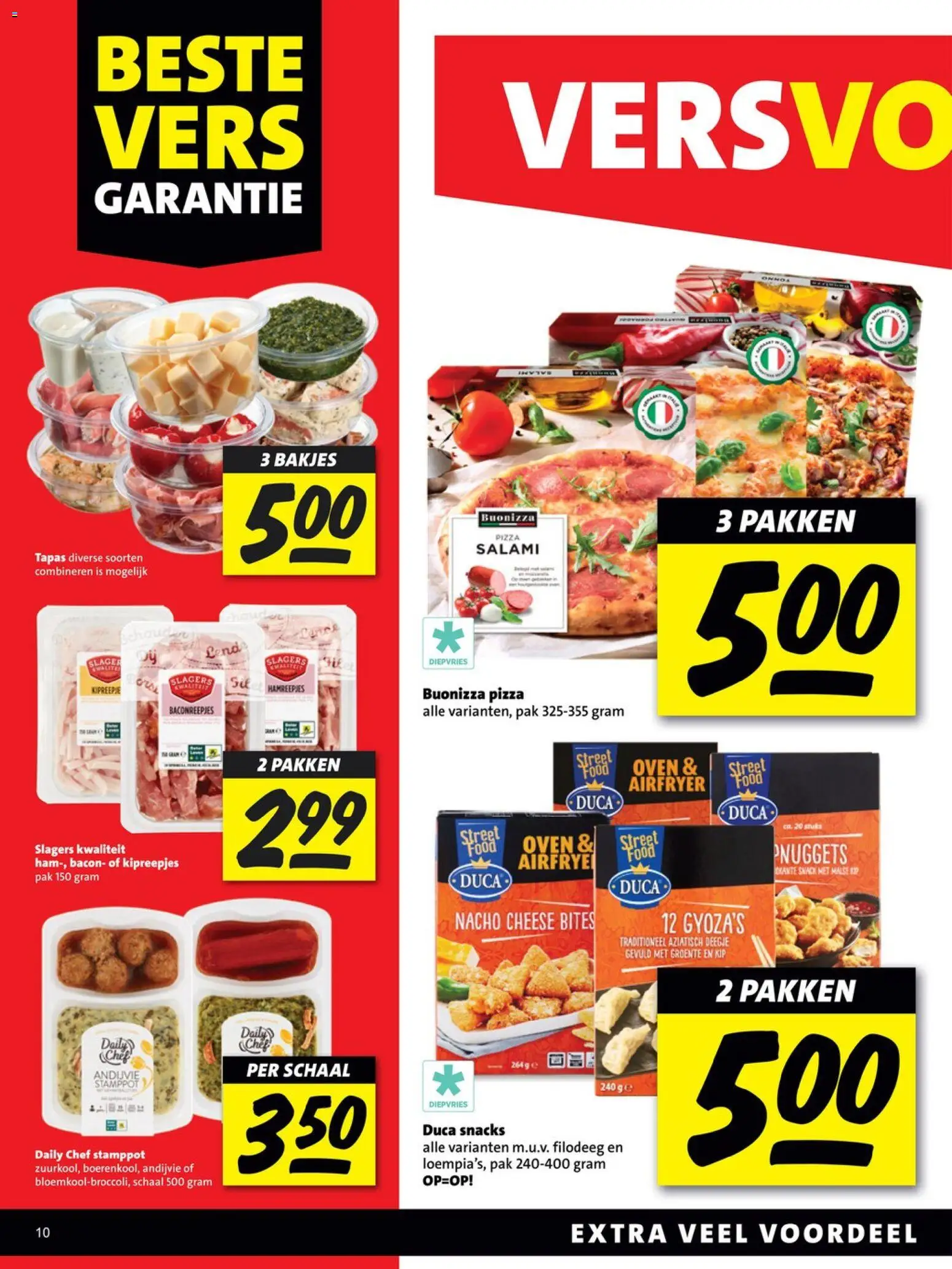 {H1} | Pagina: 10 | Producten: Snacks, Salami, Schaal, Kip