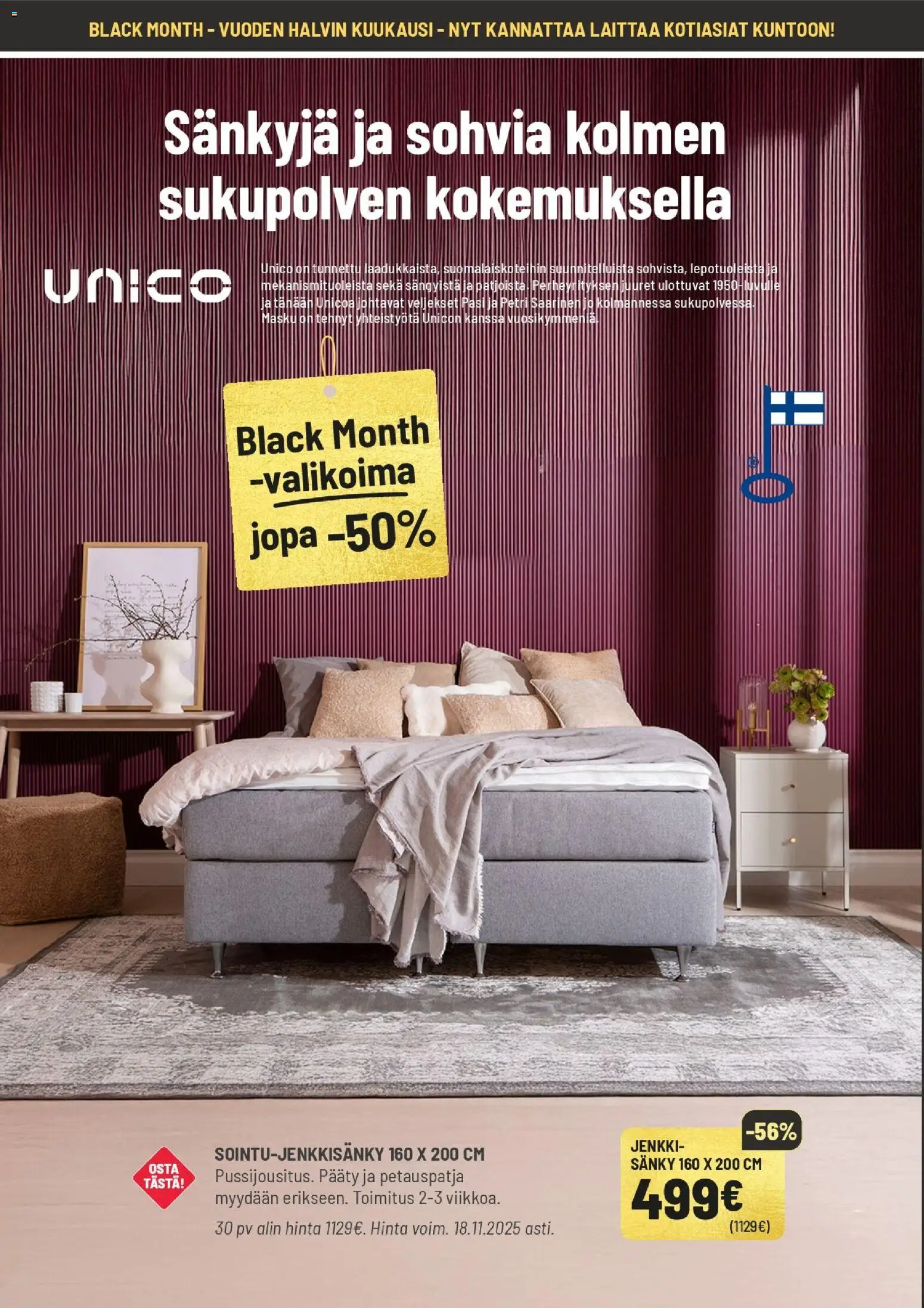 Masku - Black Friday – voimassa 06.11.2025 alkaen | Sivu: 2 | Tuotteet: Sänky, Petauspatja