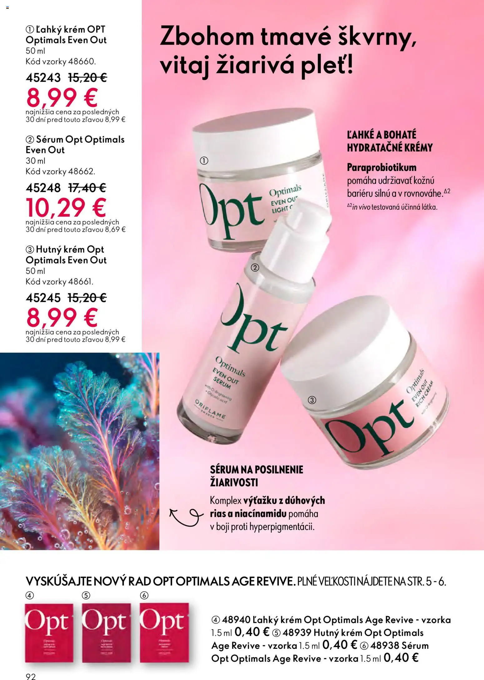 Nové Oriflame akcie – leták je platný od 04.03.2026 | Strana: 92 | Produkty: Krém