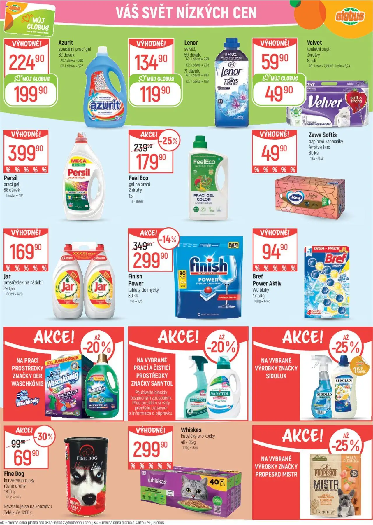 Globus leták od 27.08.2025 | Strana: 34 | Produkty: Aviváž, Lenor, Nádobí, Zewa