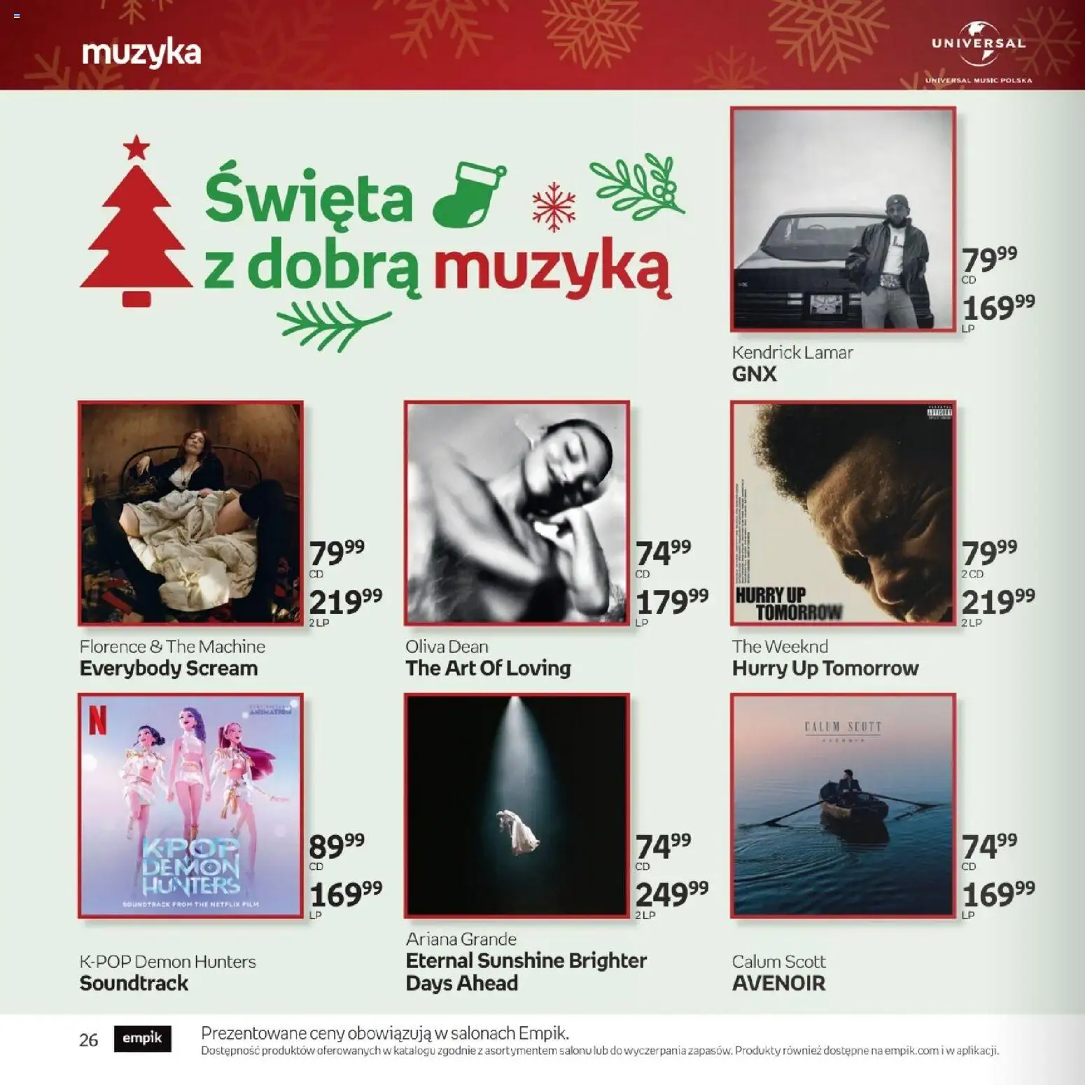 Empik promocje - Xmas Muzyka od 26.11.2025 | Strona: 26