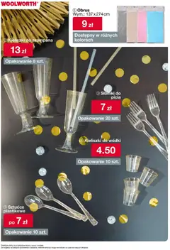Woolworth Gazetka od 13.06.2025 | Strona: 18 | Produkty: Słomki, Sztućce, Kieliszki do wódki