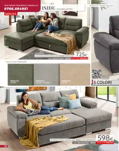 Anteprima del volantino Volantino Mondo Convenienza	 valido a partire dal 09.09.2025 | Pagina: 118 | Prodotti: Divano letto, Contenitore, Letto, Divano