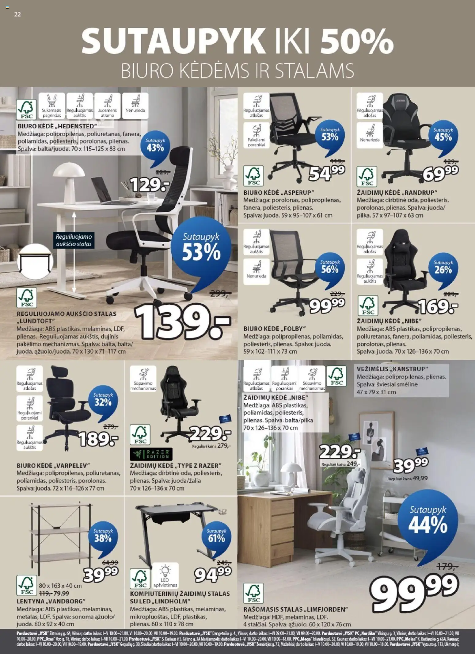 JYSK akcijos nuo 03.03.2026 | Puslapis: 22