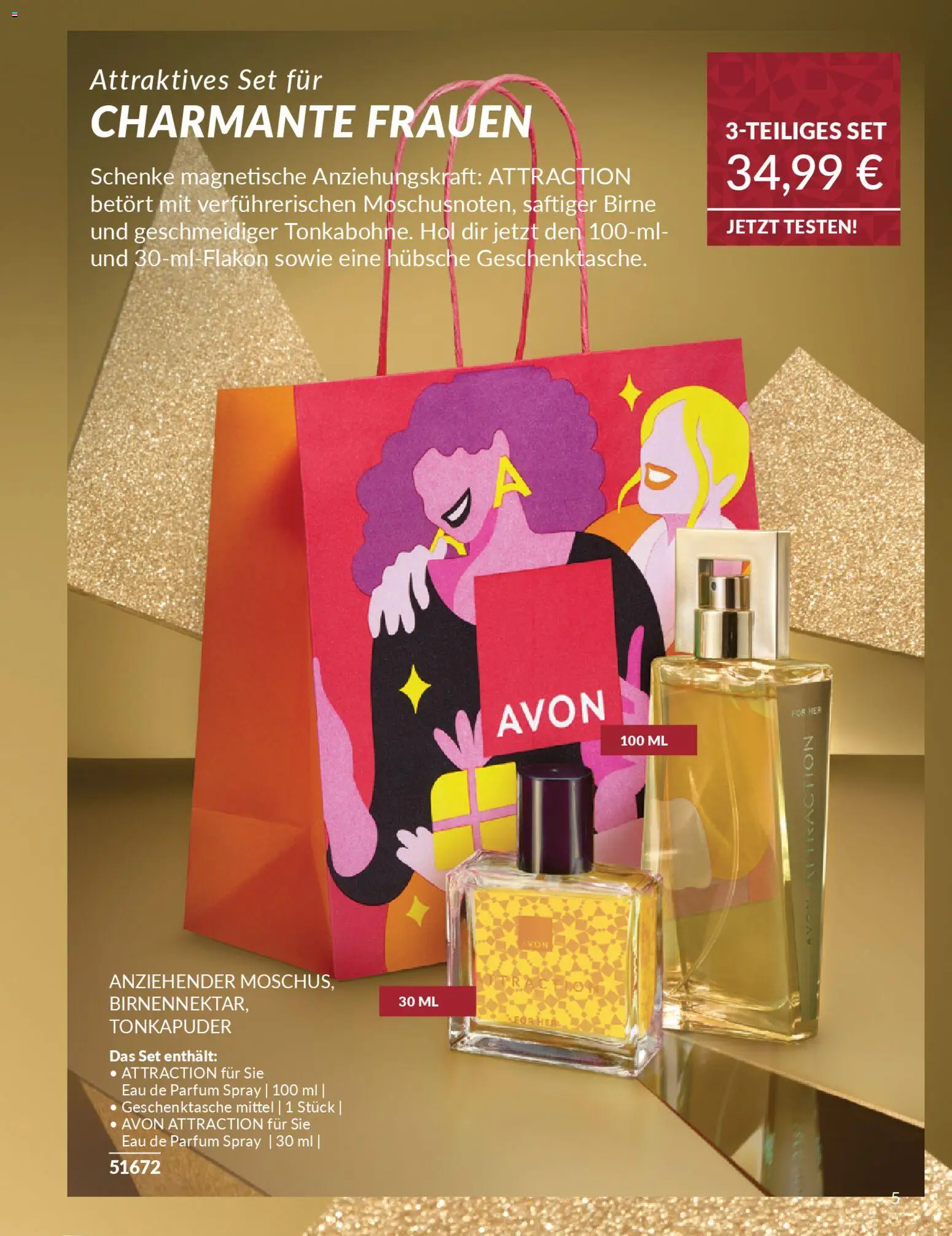 AVON Weihnachtsgeschenkideen – gültig ab 01.11.2025 | Seite: 5 | Produkte: Parfüm, Eau de Parfum, Birne
