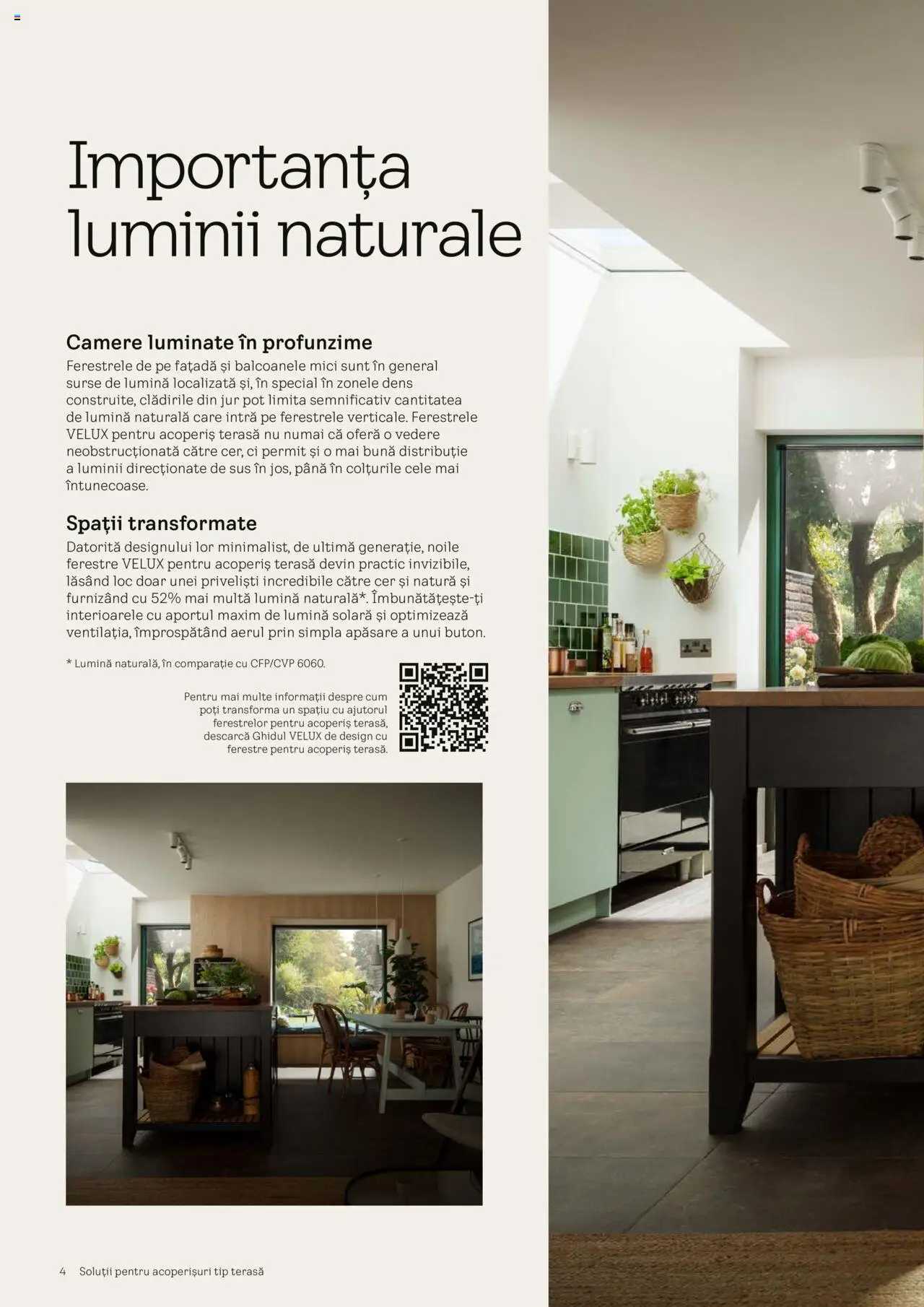 Velux catalog - Ferestre pentru acoperiș terasă – valabil de la 25.02.2025 | Pagină: 4 | Produse: Tavuk suyu, Mici