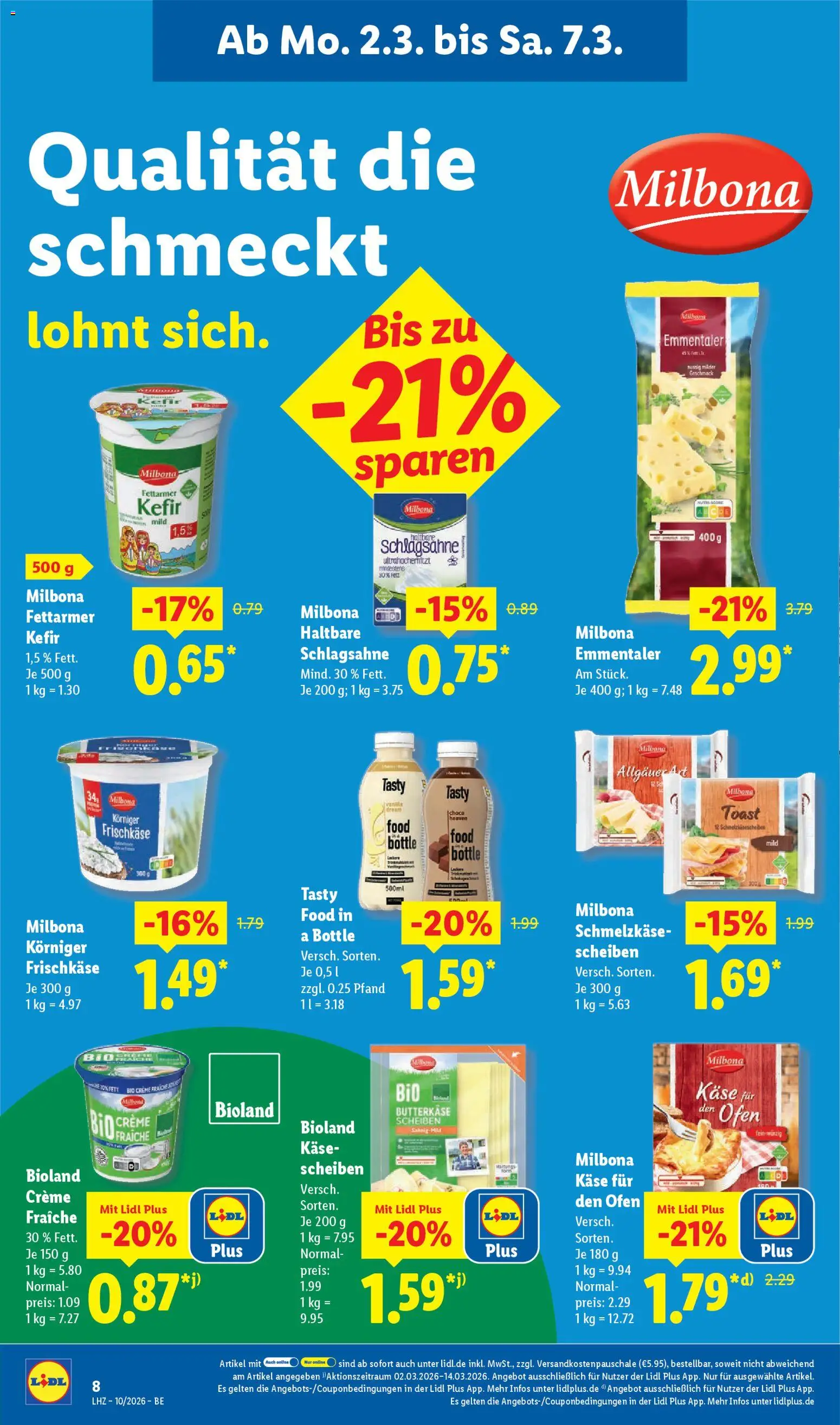 Lidl Prospekt Zossen – gültig ab 02.03.2026 | Seite: 26 | Produkte: Ofen, Käse, Toast, Creme
