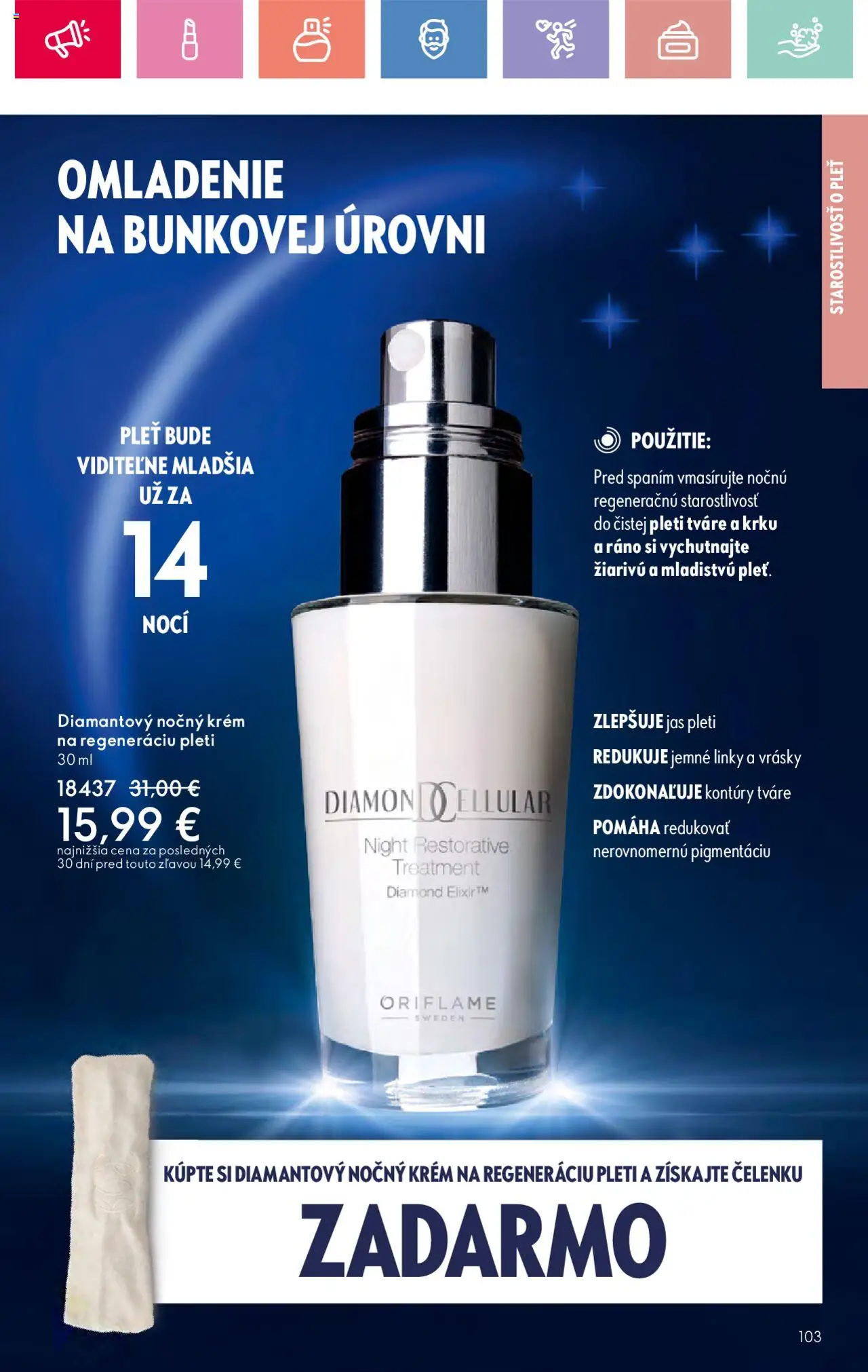 Katalóg Oriflame 9 2025 │ platný od 15.06.2025 | Strana: 103 | Produkty: Krém