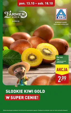 Pogląd oferty "Aldi Gazetka - Słodkie kiwi" - ważna od 13.10.2025