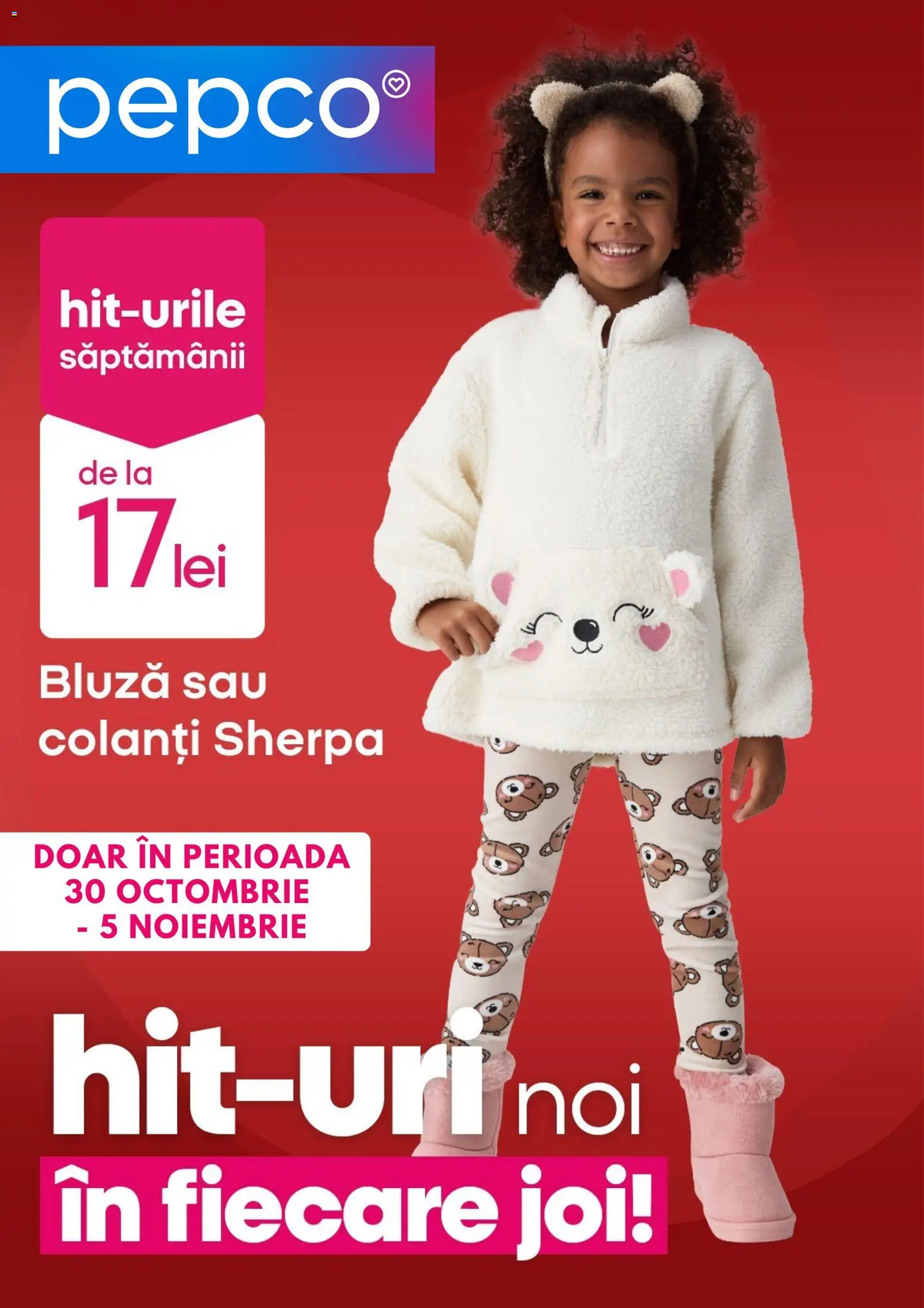 Noul catalog Pepco – valabil de la 30.10.2025 | Pagină: 1 | Produse: Bluză, Colanți