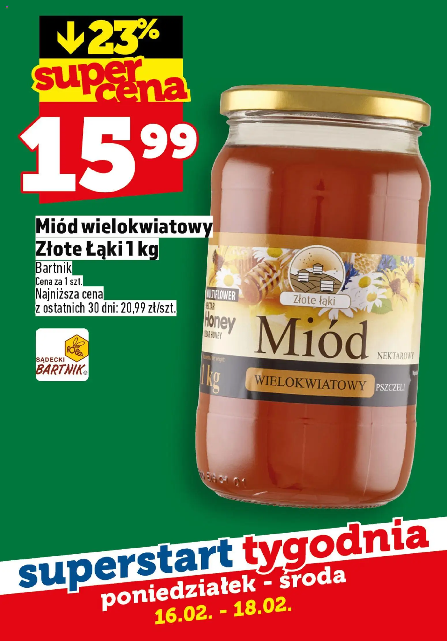 Topaz Gazetka - Superstart tygodnia od 16.02.2026 | Strona: 6 | Produkty: Miód