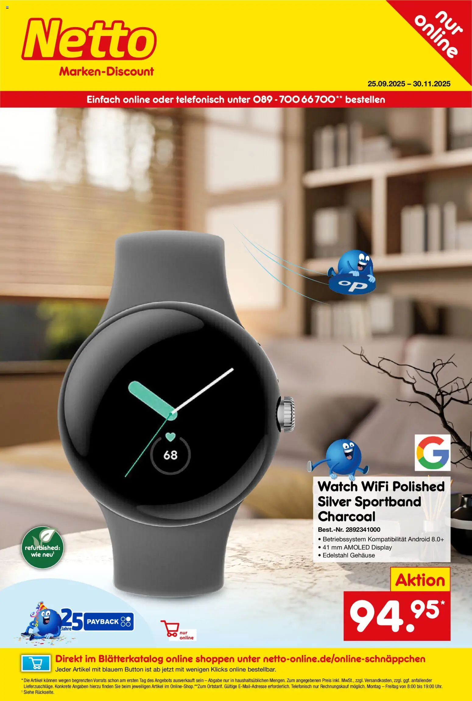 Netto Marken-Discount Online-Sonderangebote Sale – gültig ab 25.09.2025 | Seite: 1