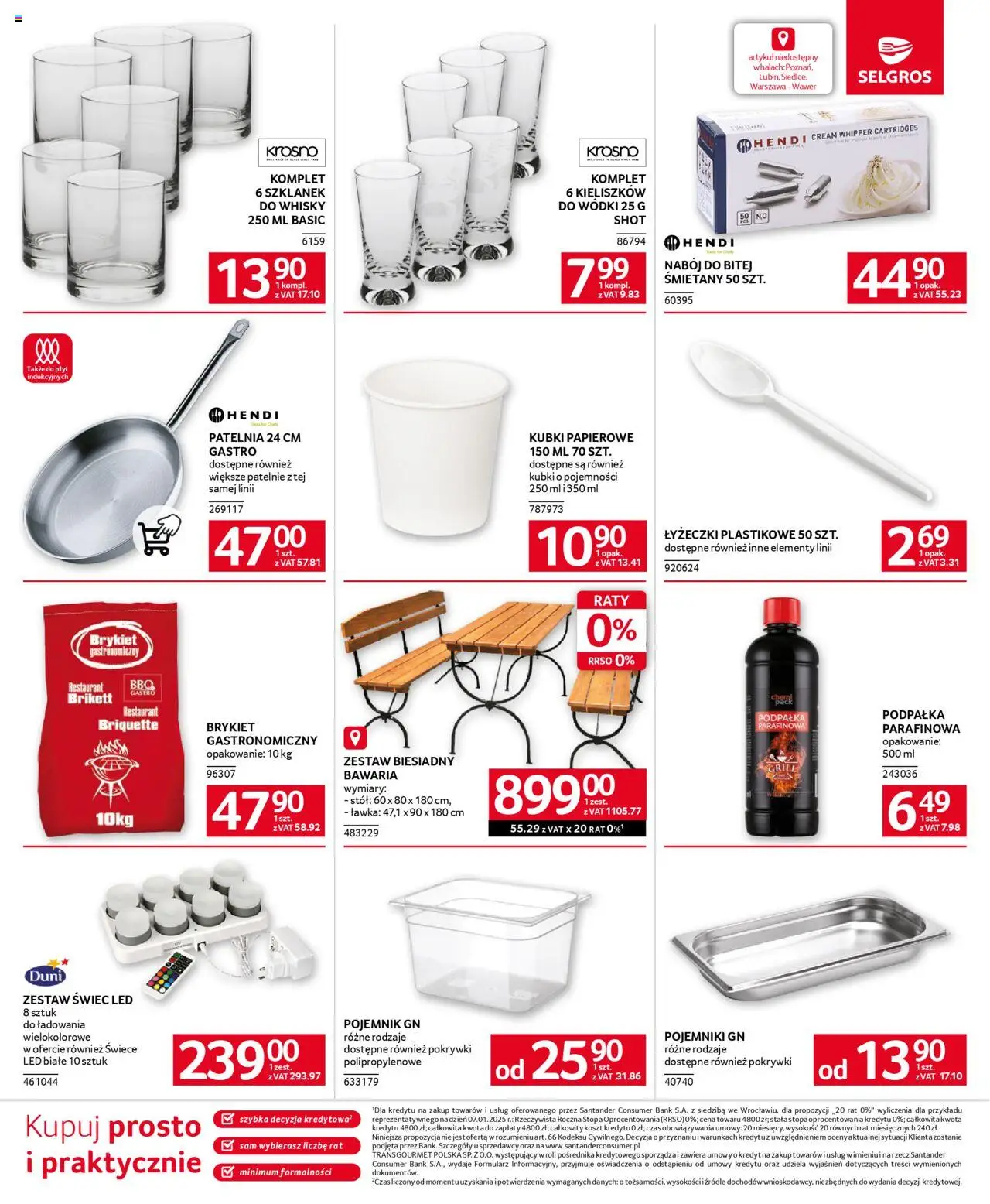 Selgros cash&carry Gazetka - Oferta dla gastronomii od 28.08.2025 | Strona: 15 | Produkty: Grill, Stół, Patelnie, Whisky