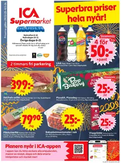 ICA Supermarket - Stockholm Globen - Förhandsvisning av reklamblad från butik ICA Supermarket aktuell från 30.12.2025