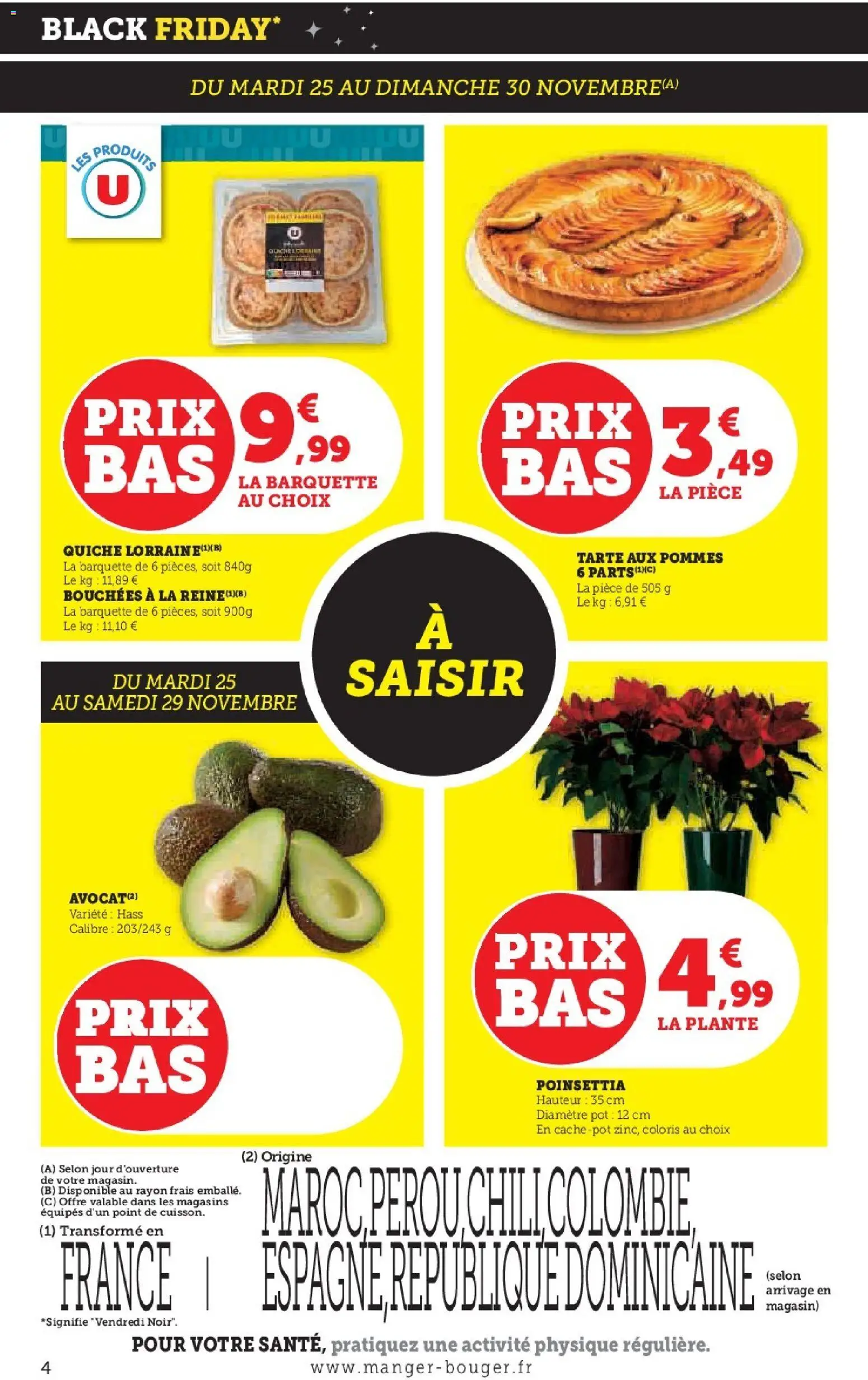 {H1} | Page: 4 | Produits: Poinsettia, Pommes, Tarte aux pommes