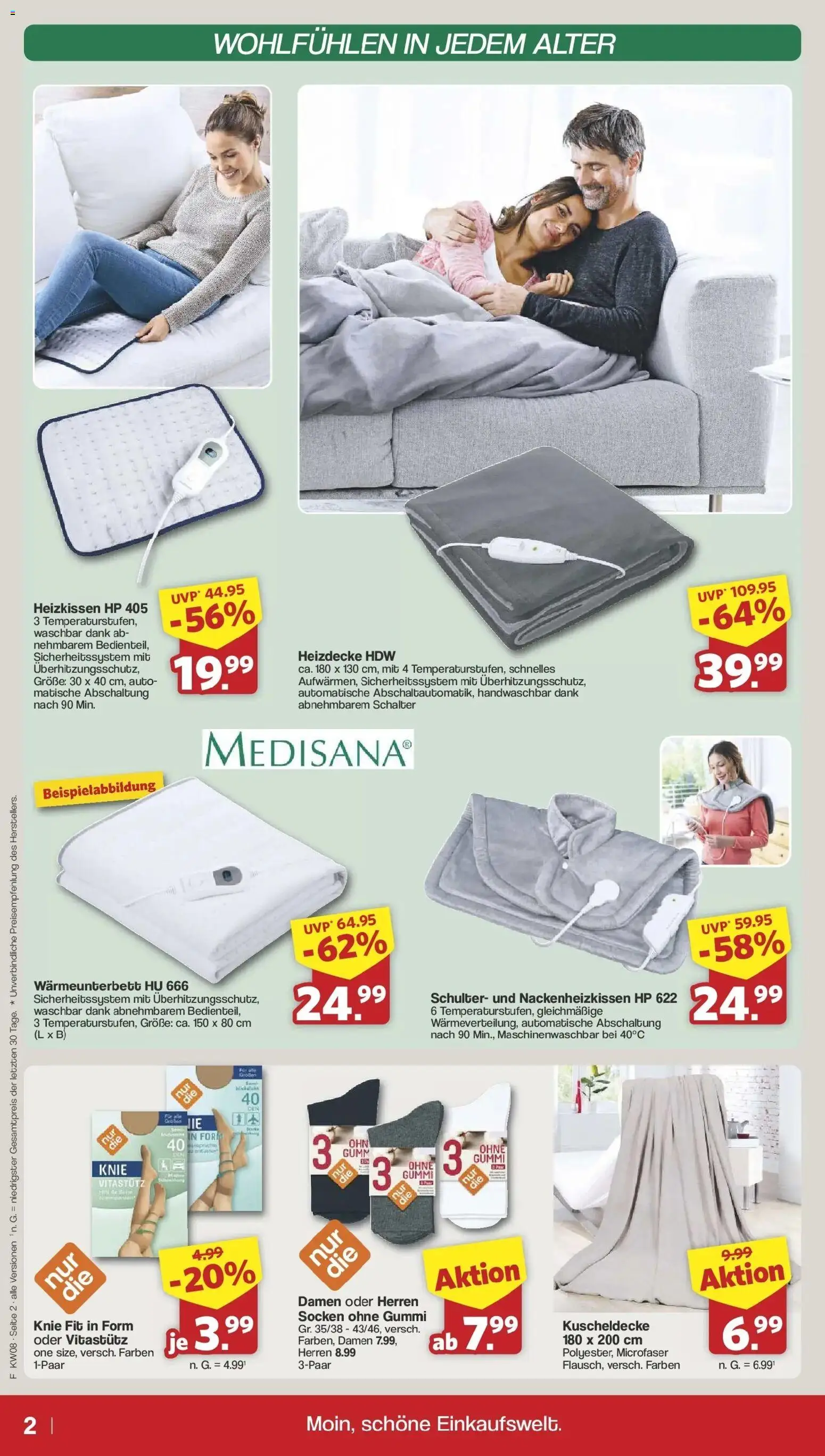 Famila Nordwest - Famila: Einleger – gültig ab 15.02.2026 | Seite: 2 | Produkte: HP, Socken, Heizkissen