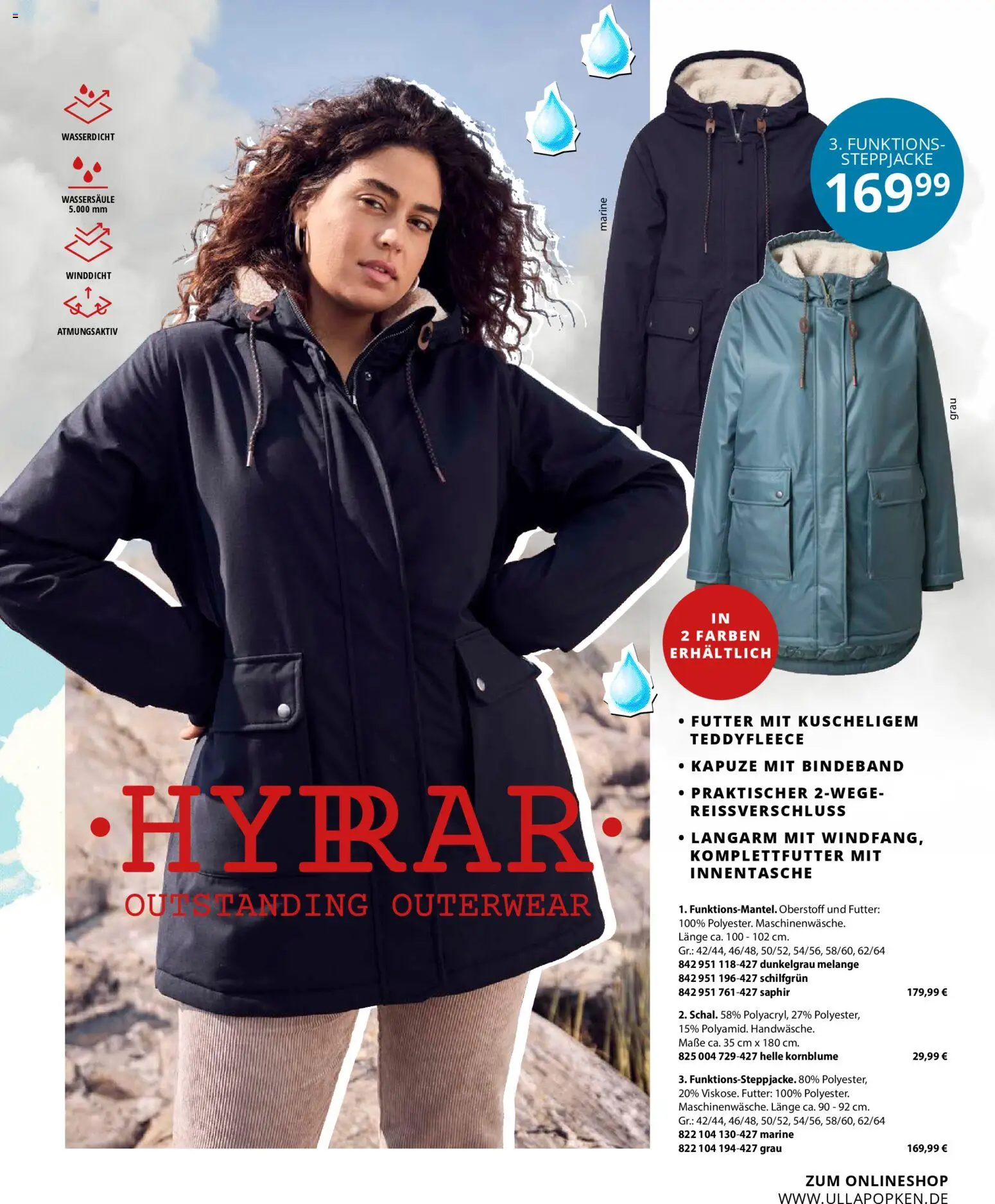 Ulla Popken Prospekt 	 – gültig ab 01.11.2025 | Seite: 37 | Produkte: Steppjacke