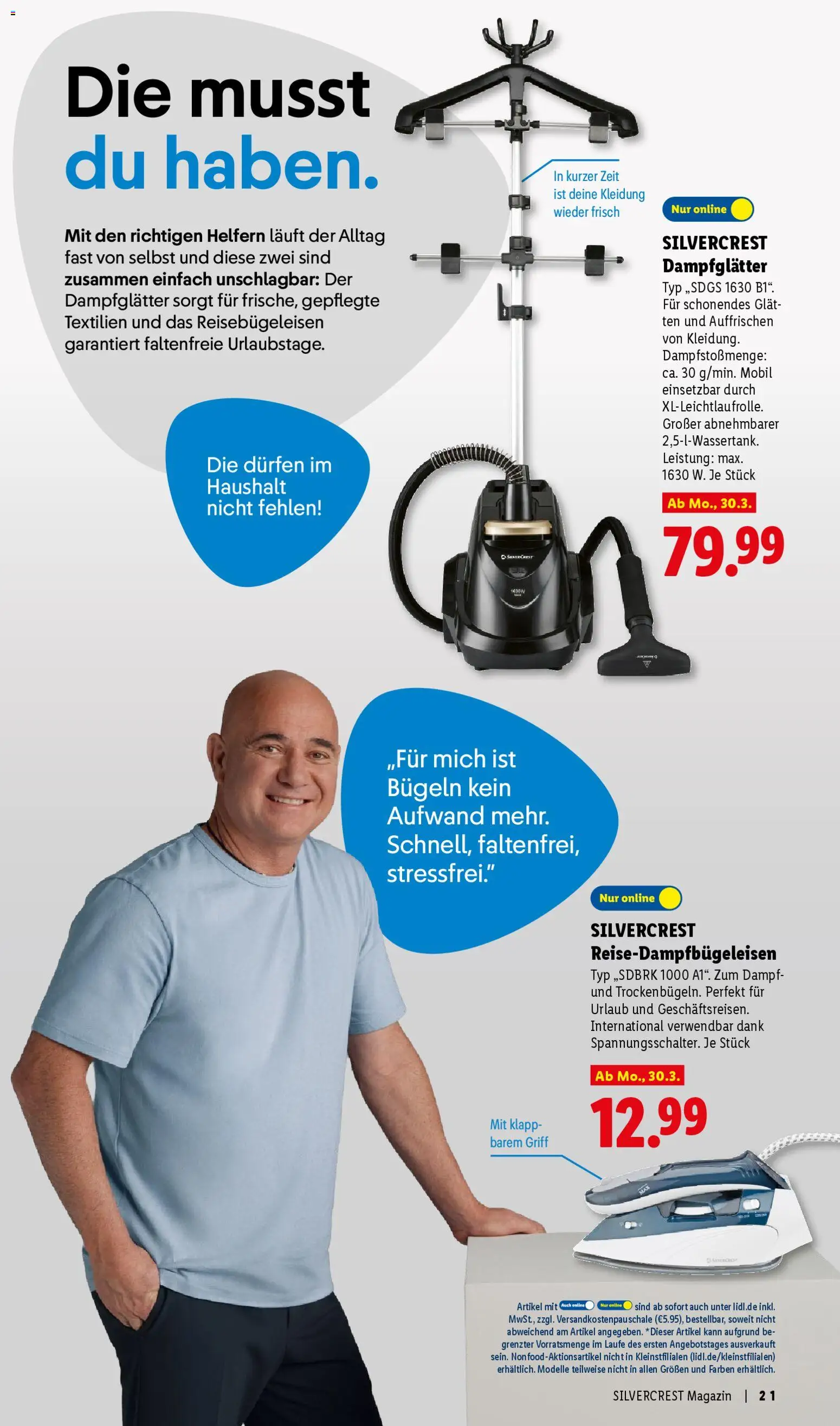 Lidl Německo leták - Silvercrest od 30.03.2026 | Strana: 21