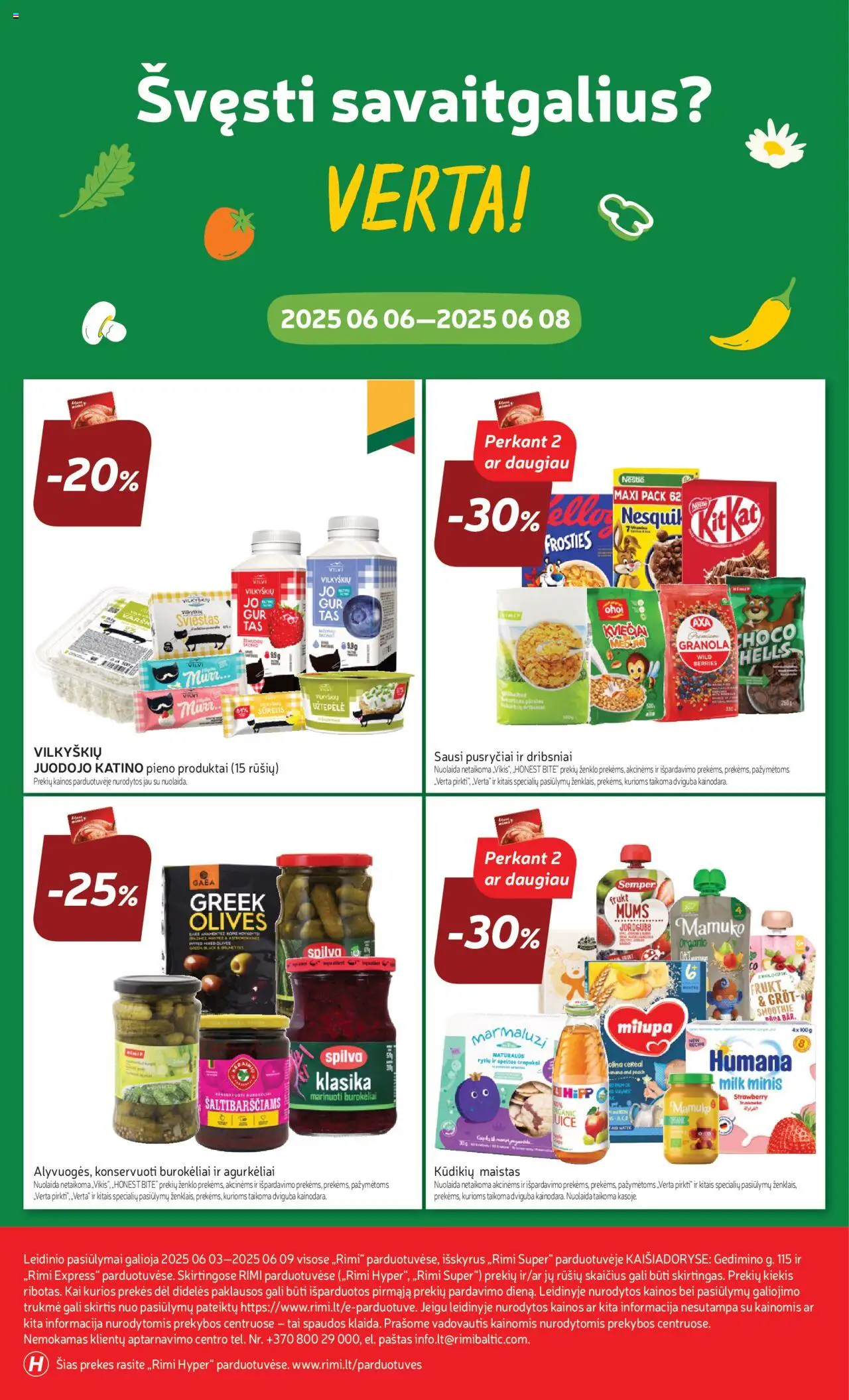 Rimi leidinys│galioja nuo 03.06.2025 | Puslapis: 38 | Prekių: Užtepėlė, Sūrelis, Sviestas, Dribsniai