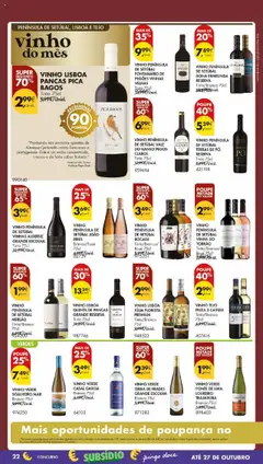 Pré-visualização VINHO LISBOA PANCAS PICA BAGOS, Tinto 75cl válido de 21.10.2025 | Página: 30 | Produtos: Espumante, Pó, Vinho