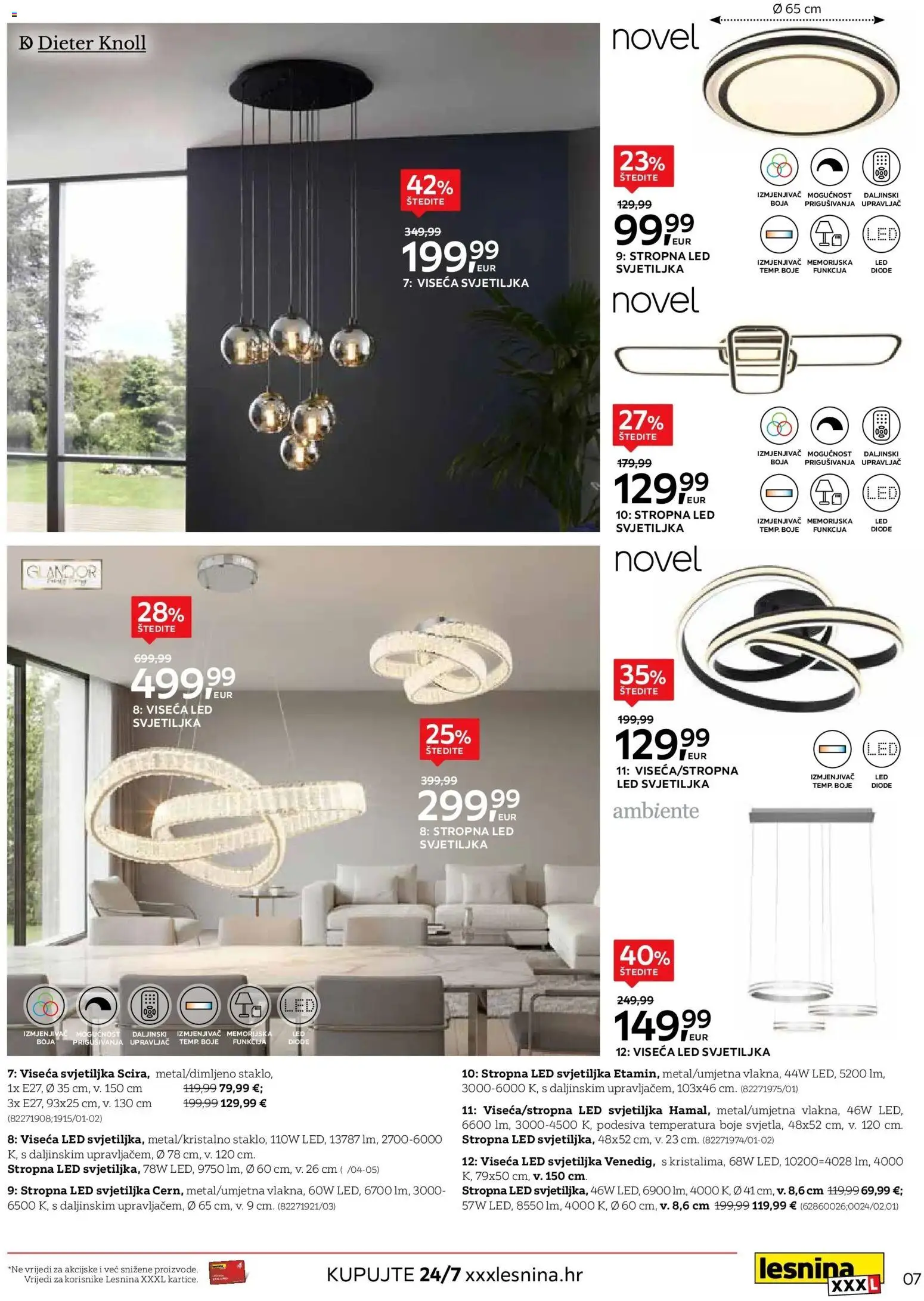 Lesnina katalog | vrijedi od 27.04.2026 | Stranica: 7 | Proizvodi: Svjetiljka