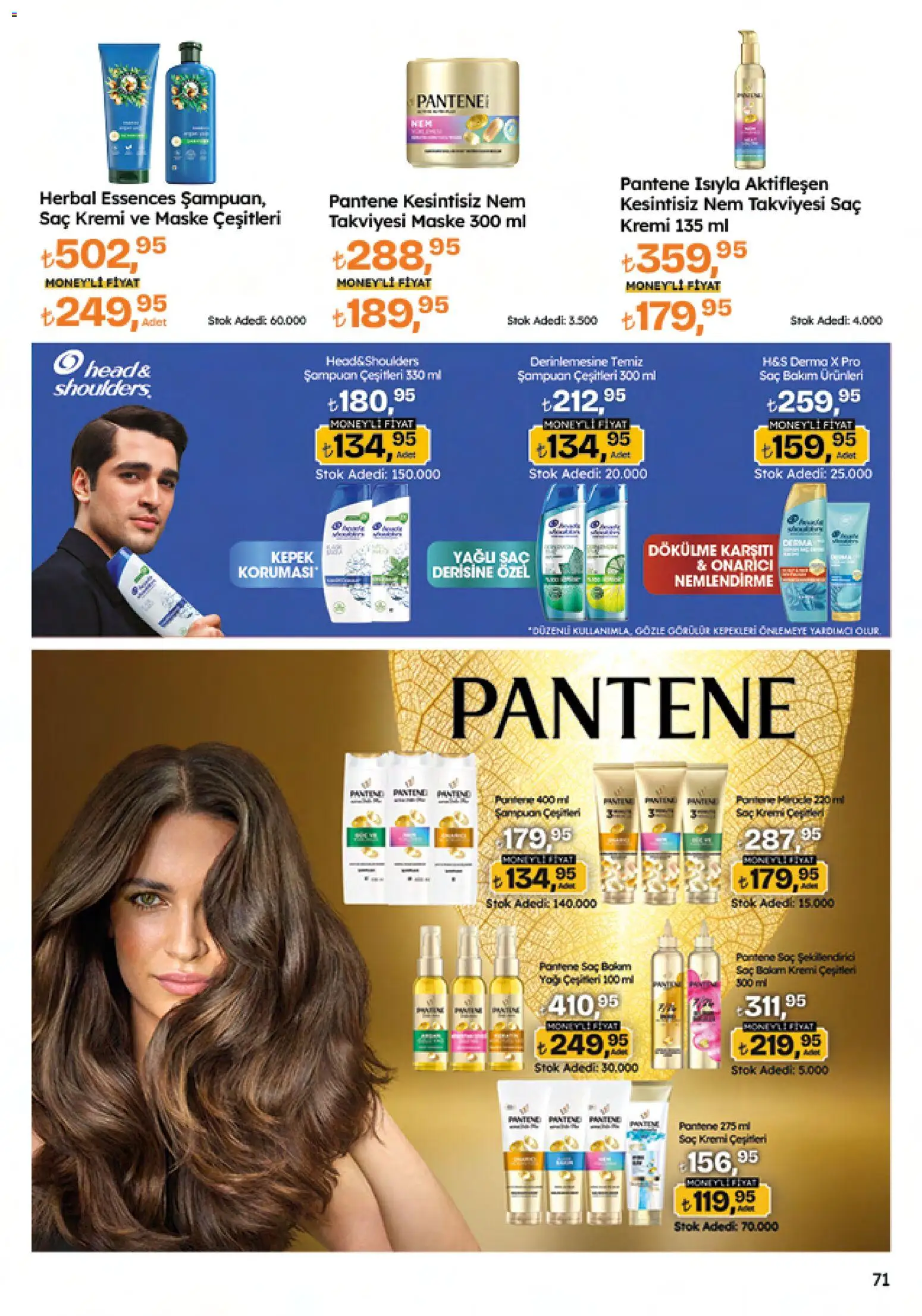 Migros Katalog - 5M Migroskop Dijital - 29.01.2026 tarihinden itibaren geçerlidir | Sayfa: 71 | Ürünler: Şampuan, Saç Kremi, Maske