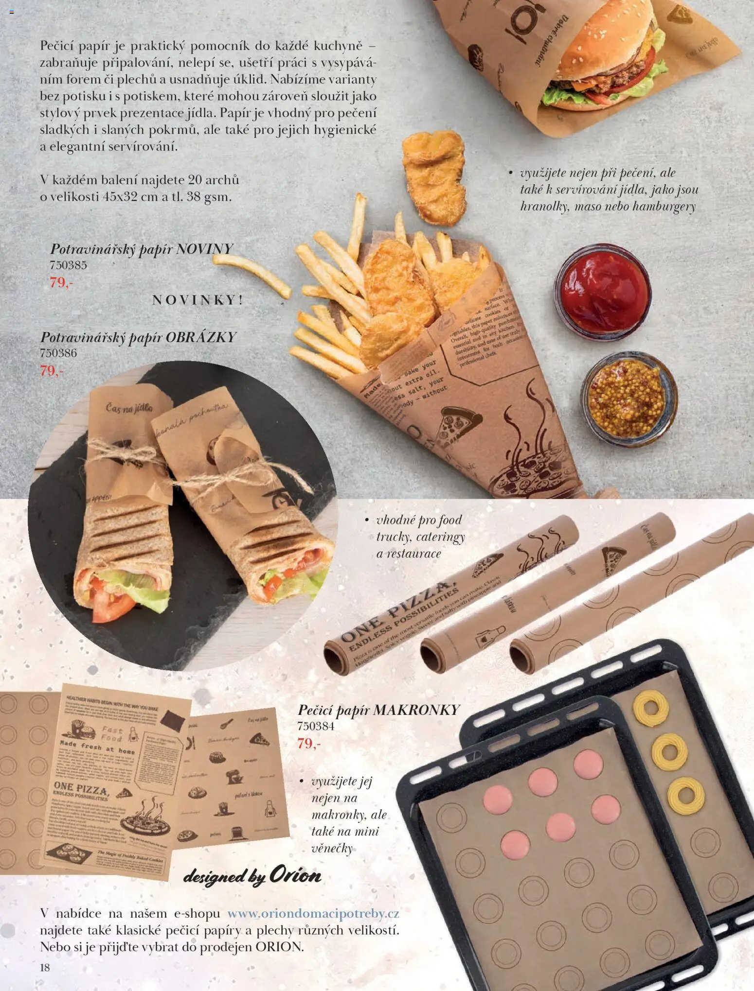 Orion leták - Jaro/Léto 2026 od 09.03.2026 | Strana: 18 | Produkty: Pizza, Cookies, Maso, Kuchyně