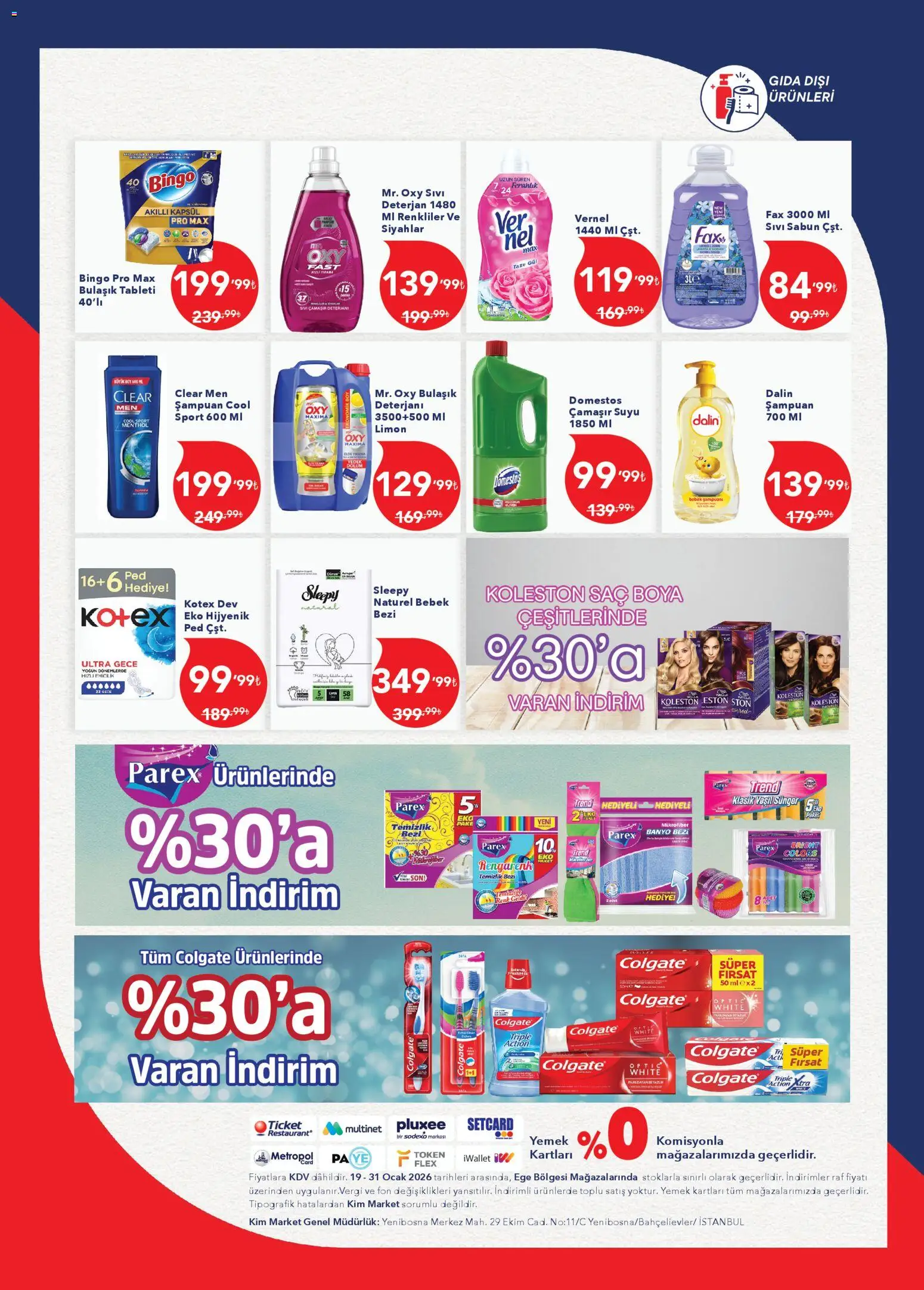 Kim Market Katalog - Ege Insert - 19.01.2026 tarihinden itibaren geçerlidir | Sayfa: 6 | Ürünler: Raf, Gül, Şampuan, Deterjan