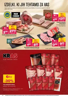 Mercator katalog akcije – veljaven od 23.10.2025 | Stran: 16 | Izdelki: Pršut, Panceta, Mortadela, Salama