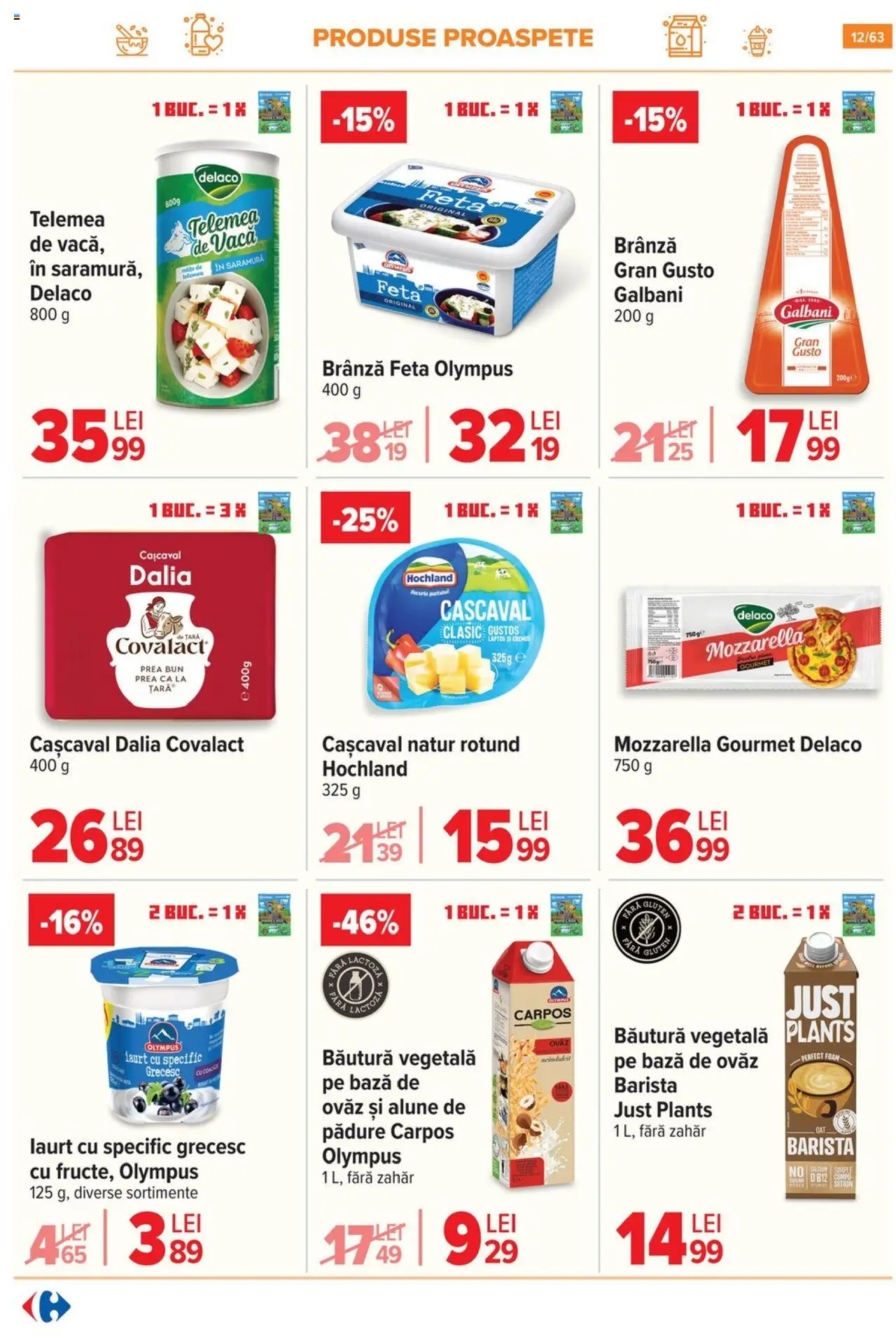 Noul catalog Carrefour – valabil de la 01.10.2025 | Pagină: 13 | Produse: Pară, Light Kedi Konservesi, Alune, Zahăr