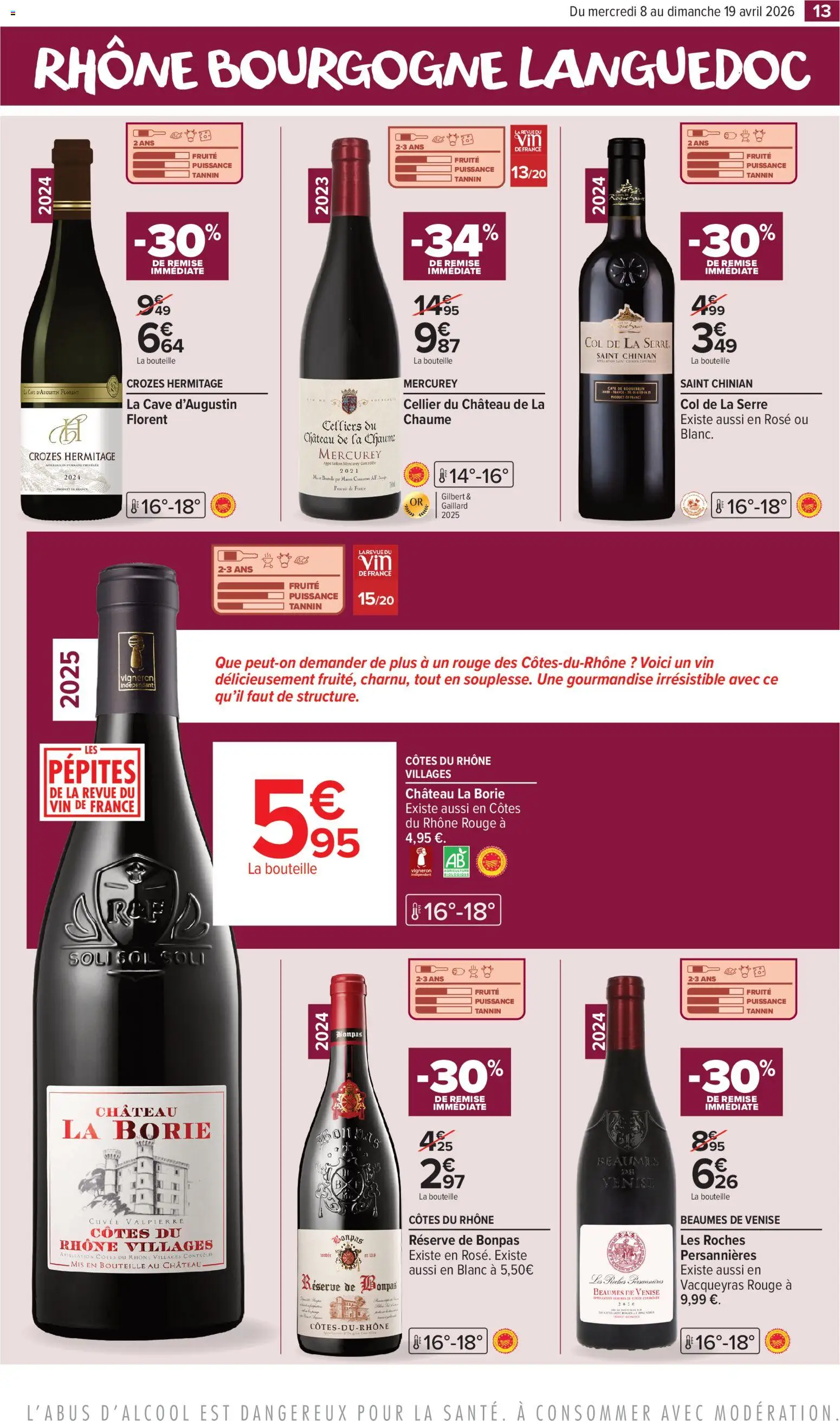 {H1} | Page: 13 | Produits: Vin