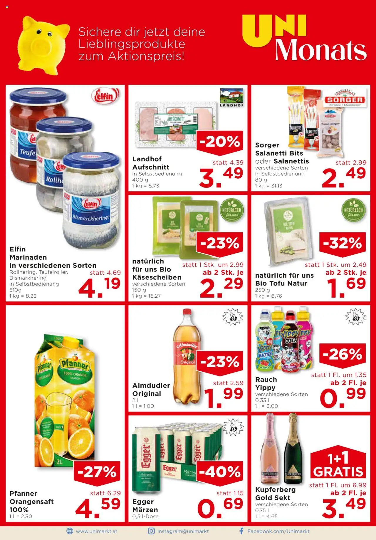 Unimarkt Flugblatt gültig ab 01.10.2025 | Seite: 14