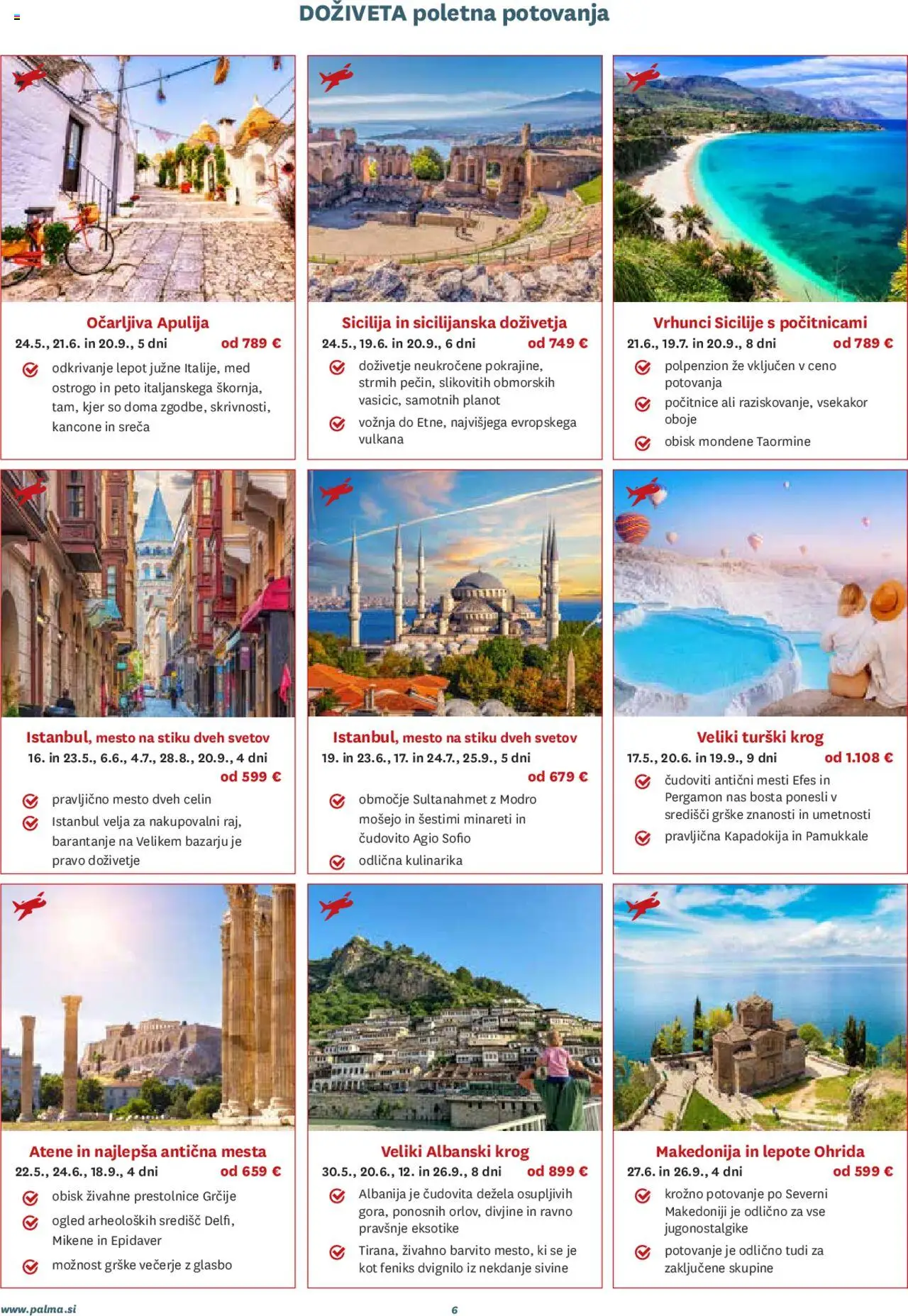 Palma katalog največja izbira potovanj │ velja od 01.02.2025 | Stran: 6